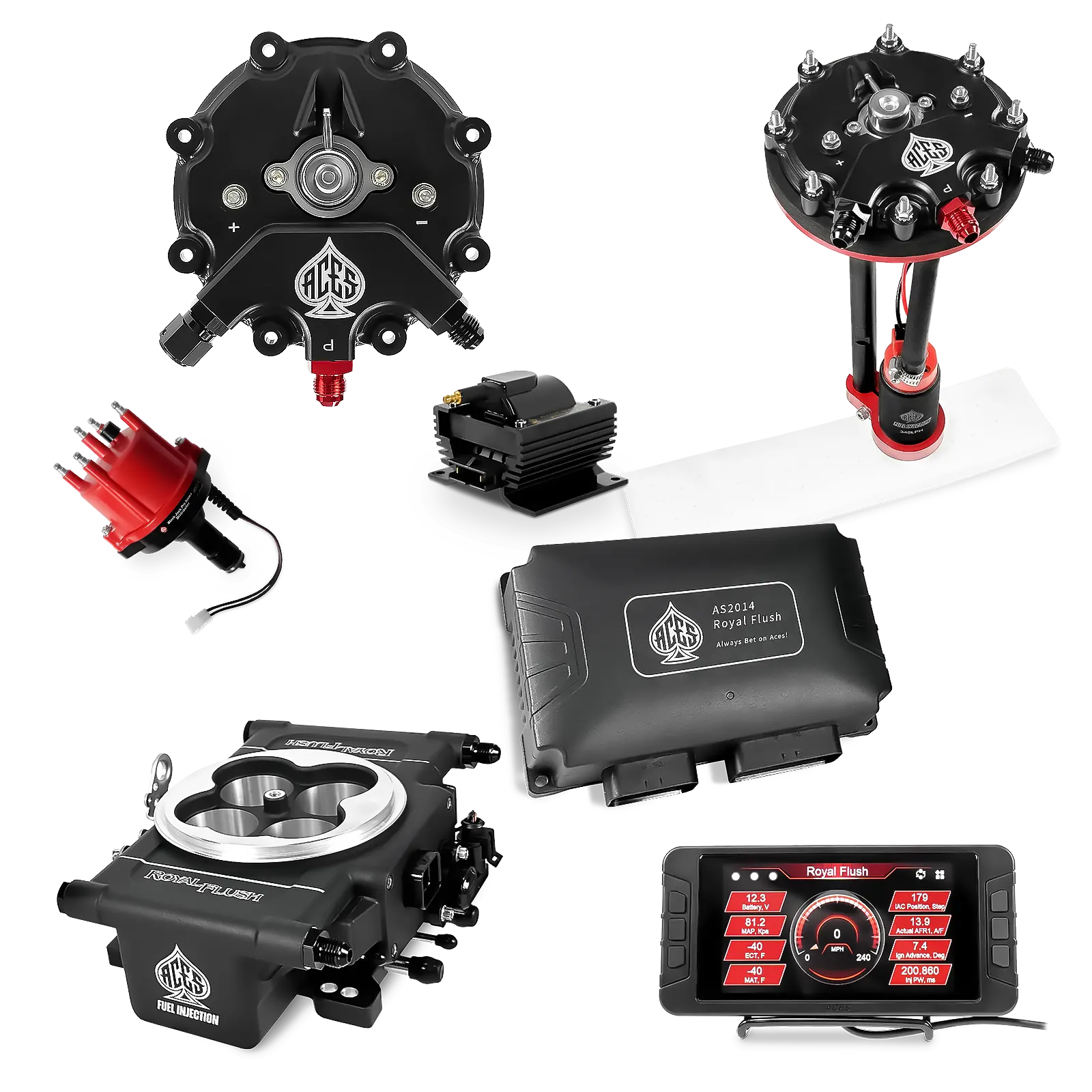 Royal Flush EFI/CDI Master Kits (Black)