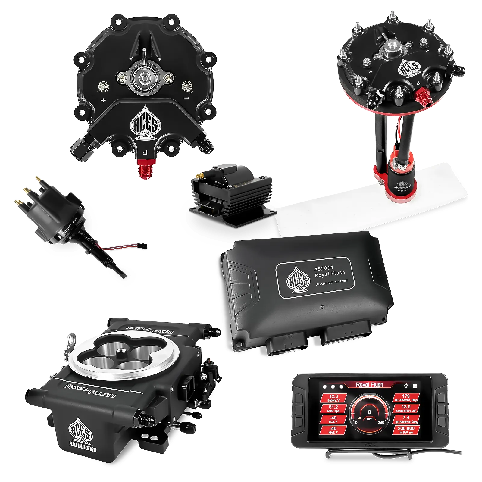 Royal Flush EFI/CDI Master Kits (Black)