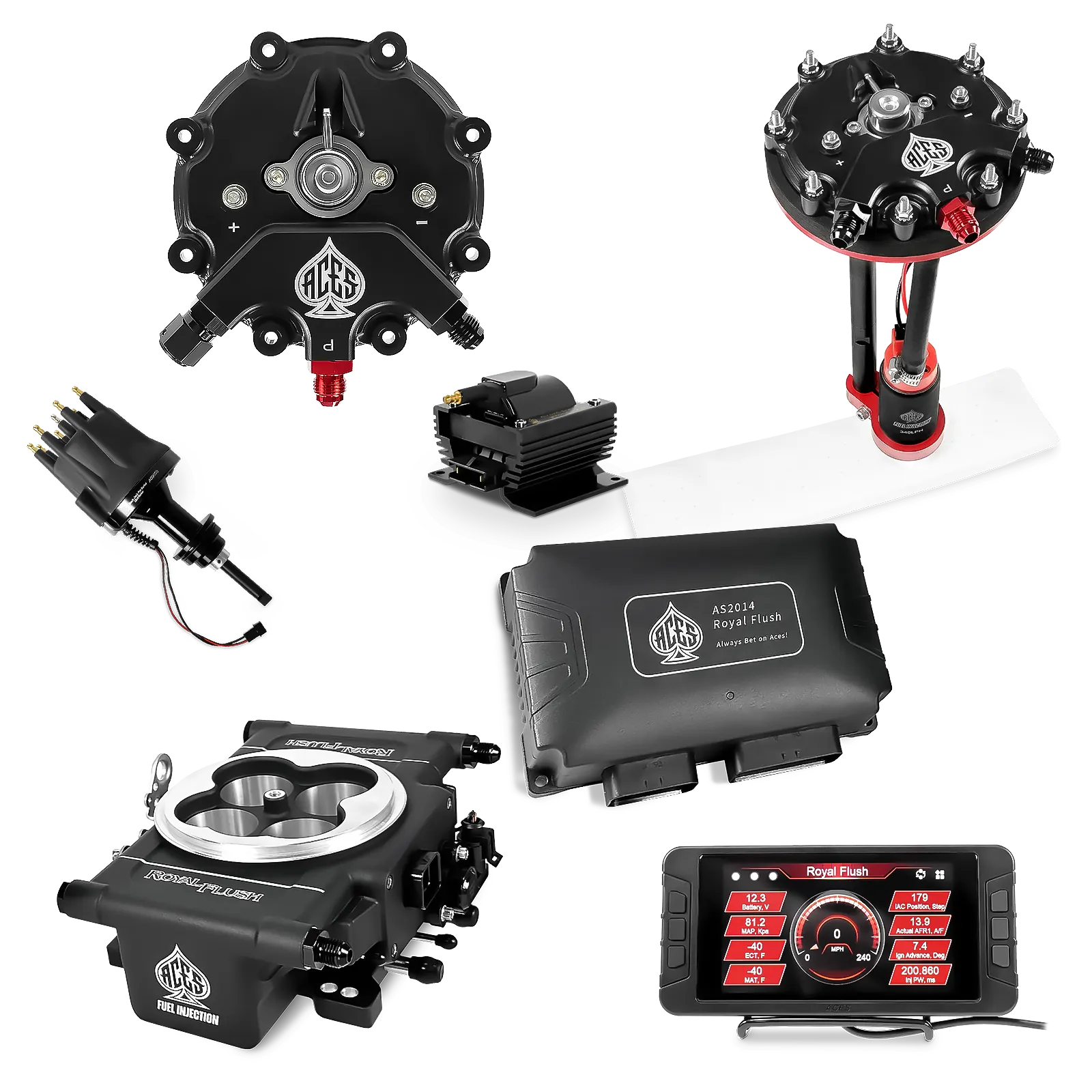 Royal Flush EFI/CDI Master Kits (Black)