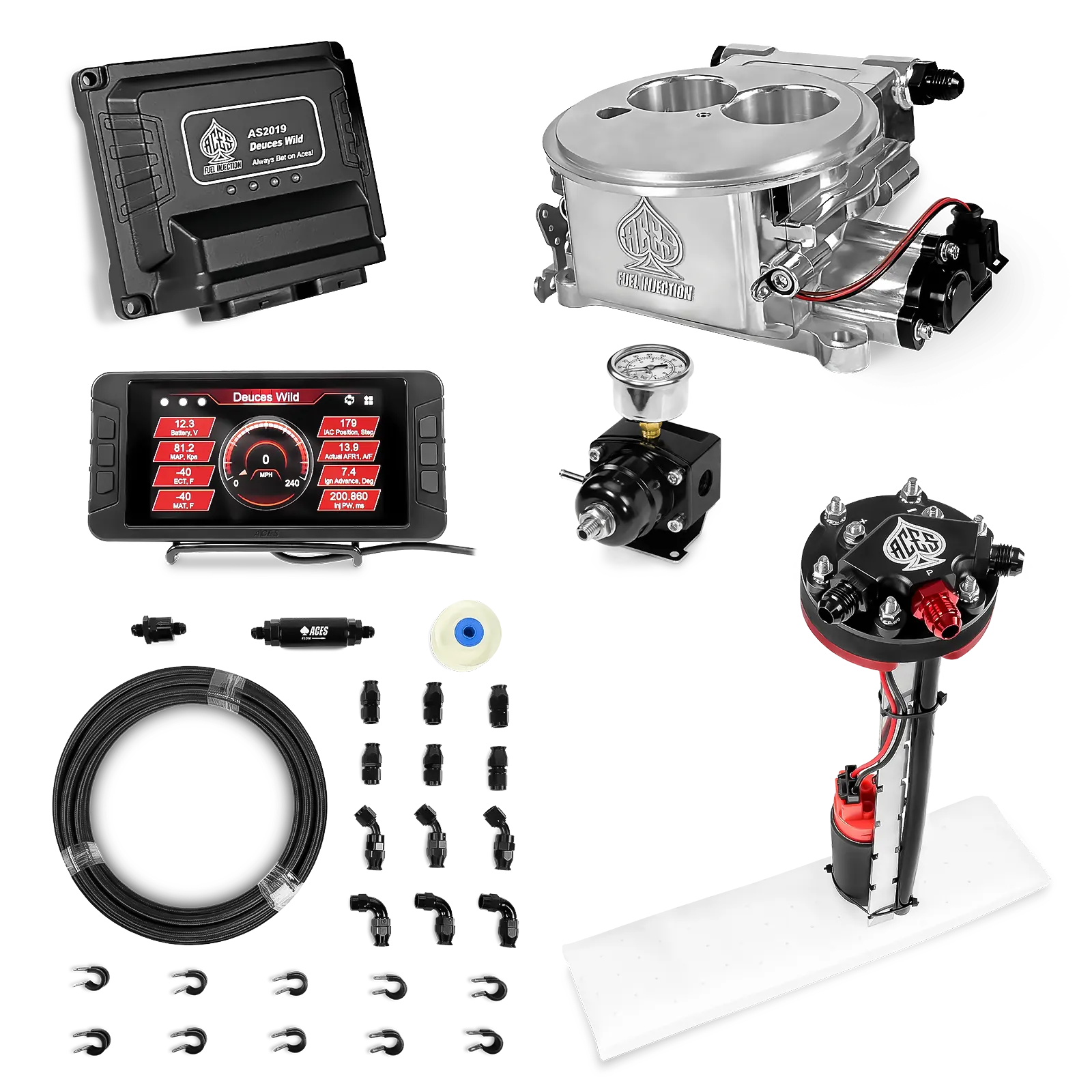 Deuces Wild 2-bbl EFI Fuel Kits