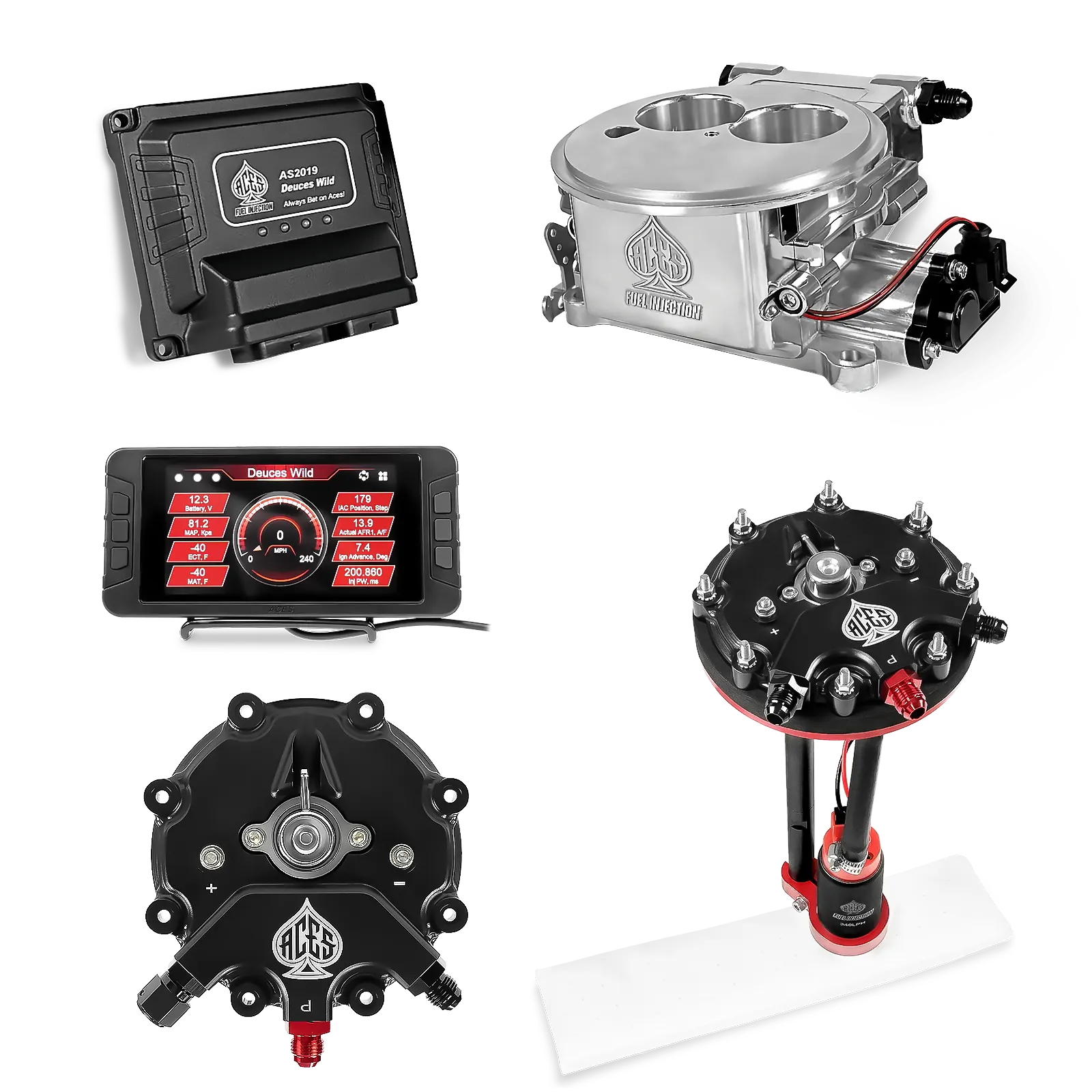 Deuces Wild 2-bbl EFI Fuel Kits