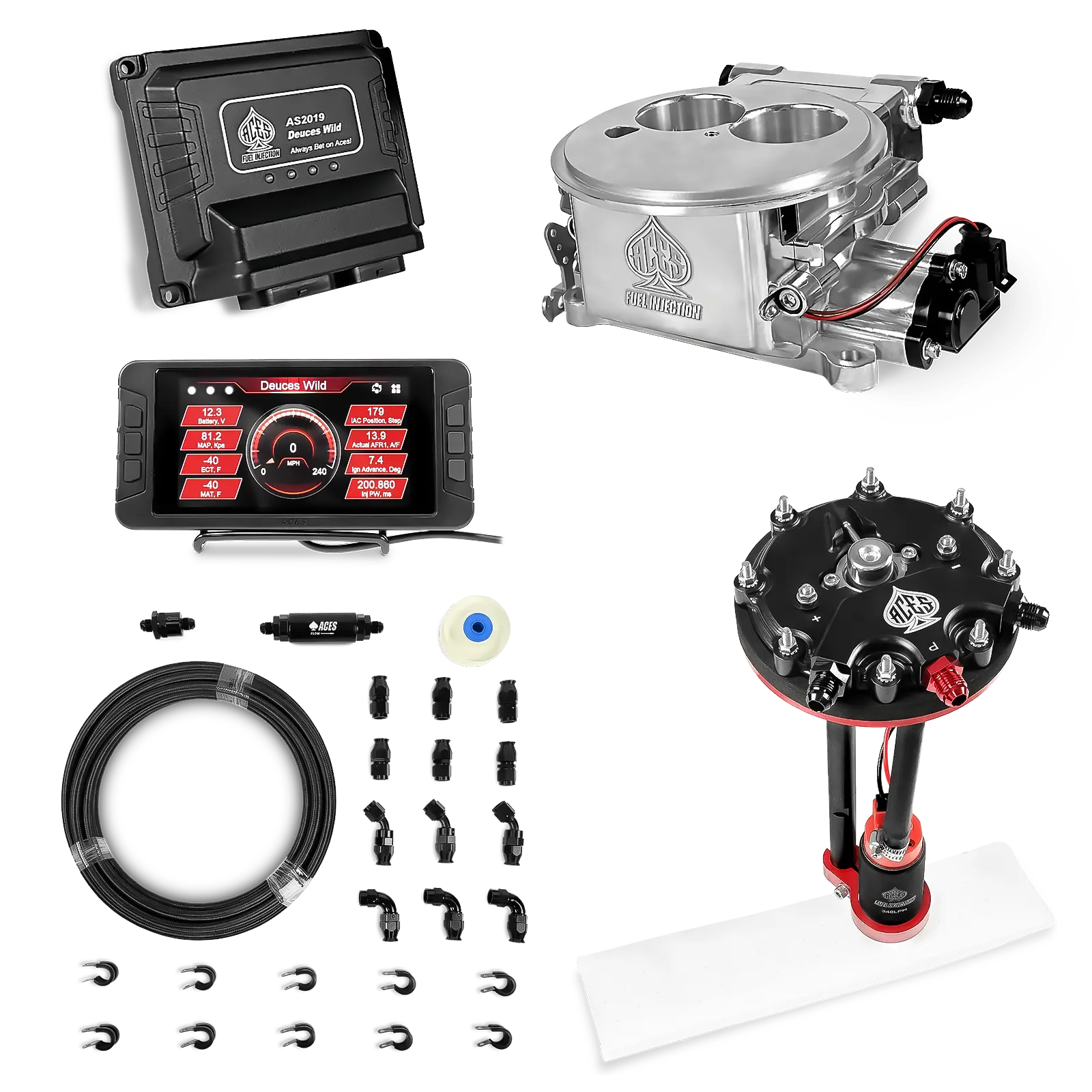 Deuces Wild 2-bbl EFI Fuel Kits