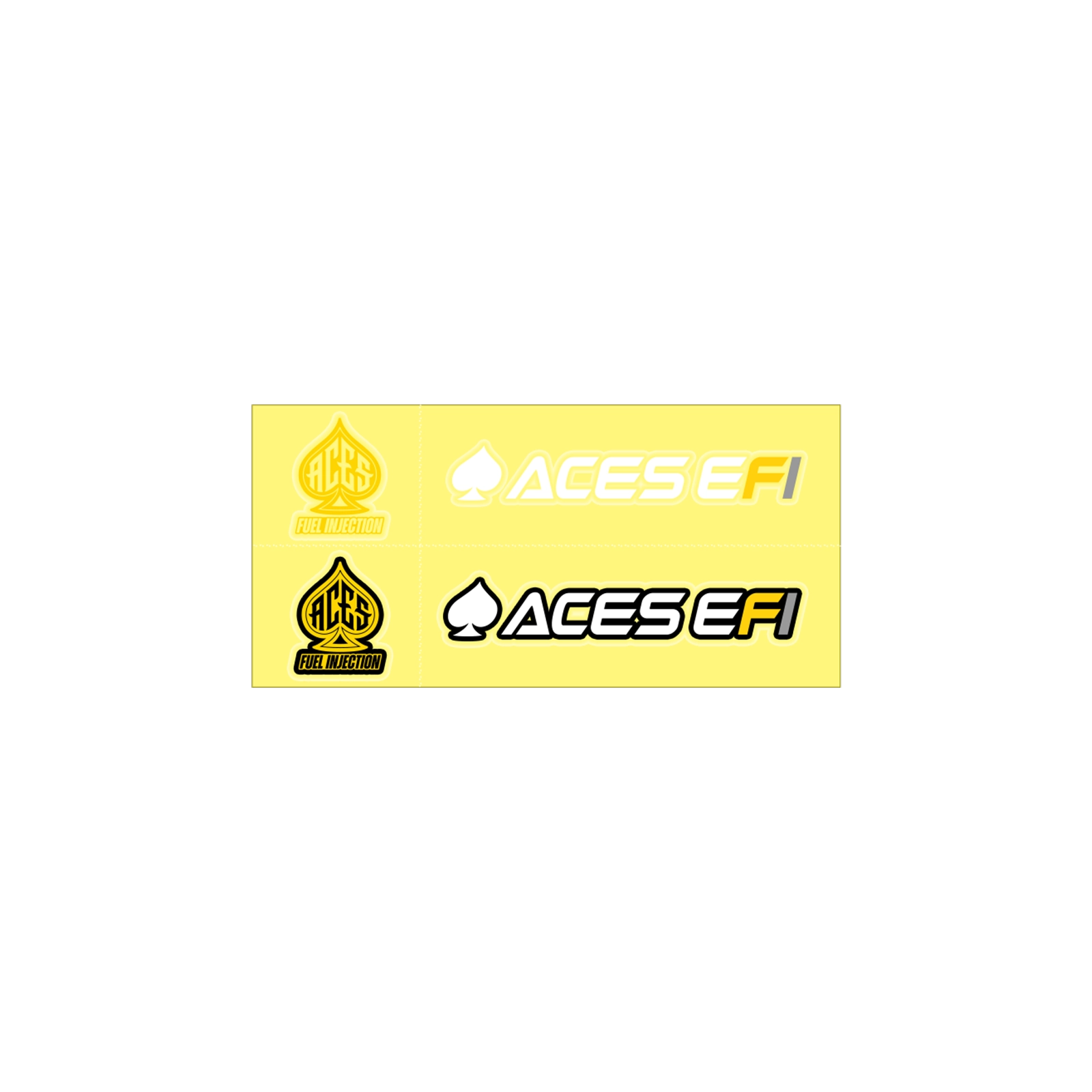 Aces Sticker Set (4-pcs)