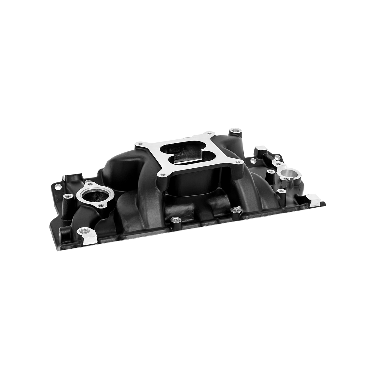 SBC 350 Mid-rise, Dual Plane, TBI Cast Intake Manifold with EGR Crossover