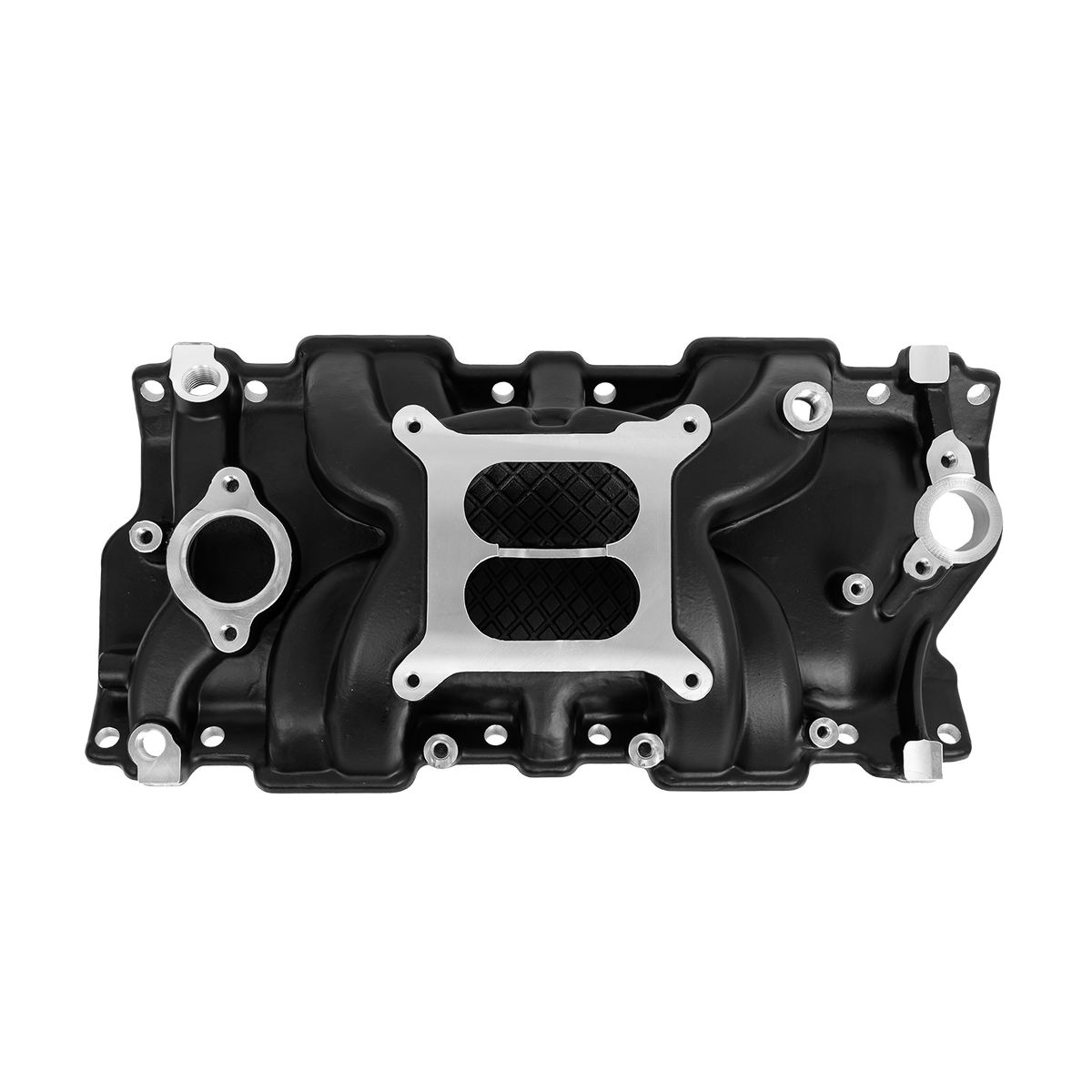 SBC 350 Mid-rise, Dual Plane, TBI Cast Intake Manifold with EGR Crossover