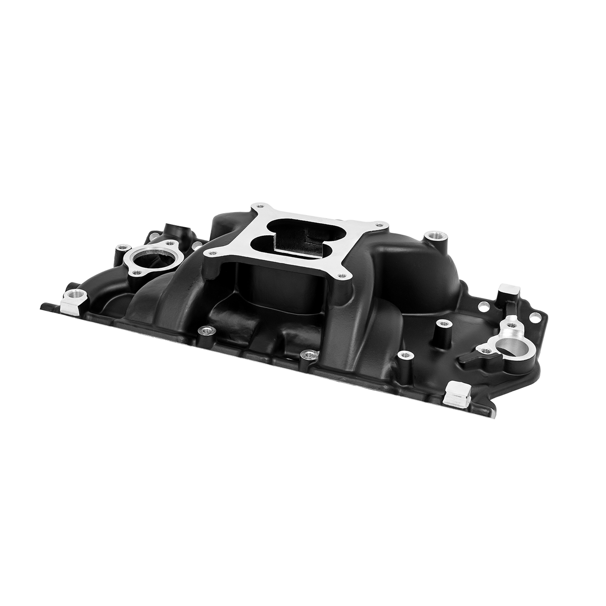 SBC 350 Mid-rise, Dual Plane, TBI Cast Intake Manifold with EGR Crossover