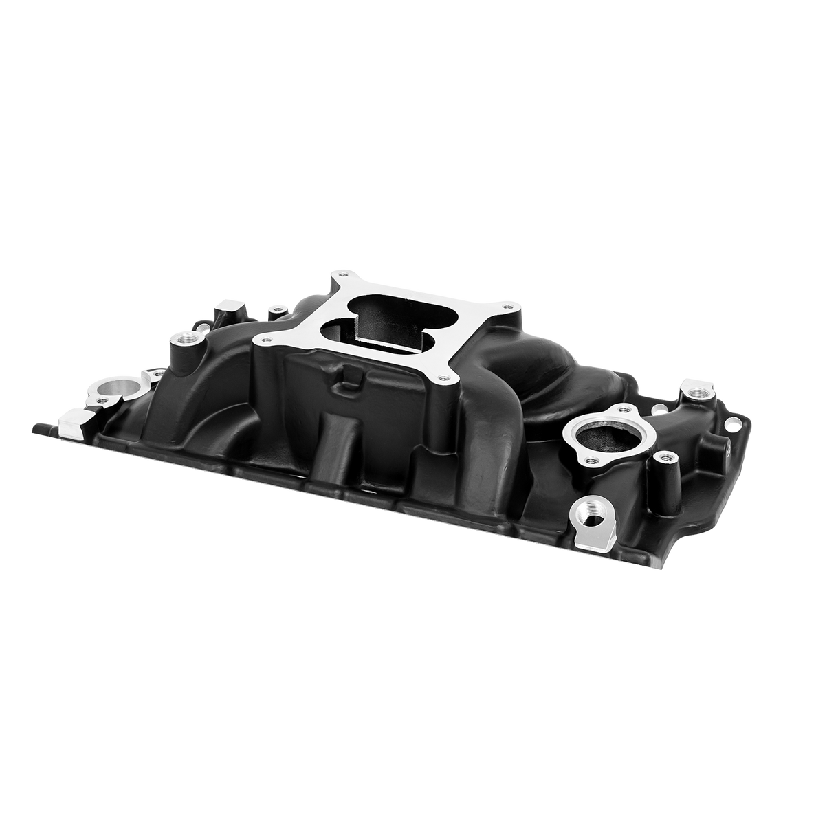 SBC 350 Mid-rise, Dual Plane, TBI Cast Intake Manifold with EGR Crossover