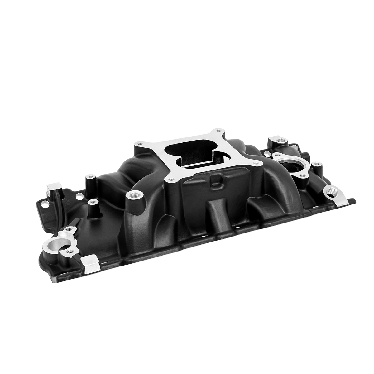 SBC 350 Mid-rise, Dual Plane, TBI Cast Intake Manifold with EGR Crossover