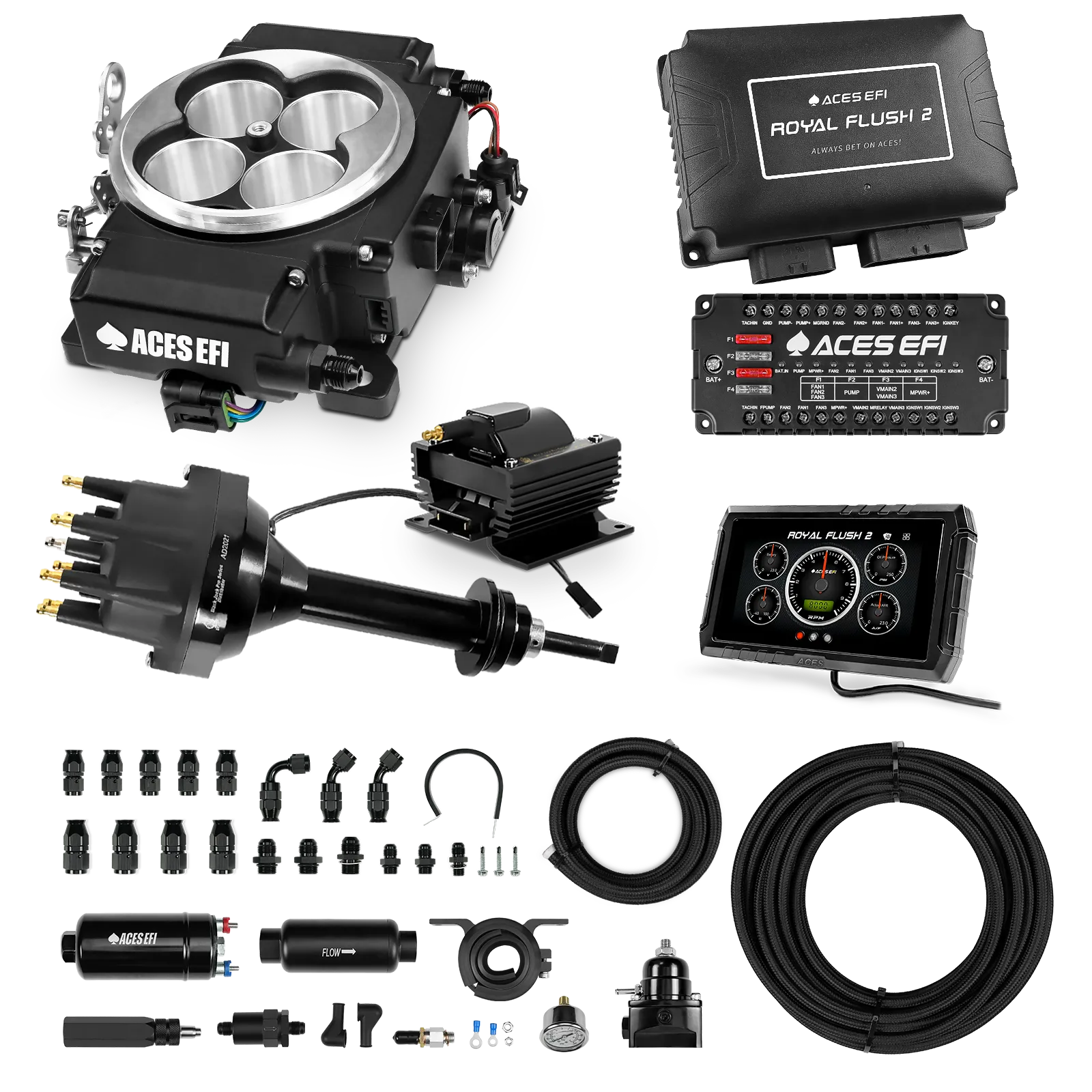 Royal Flush 2 EFI/CDI Master Kits (Black)