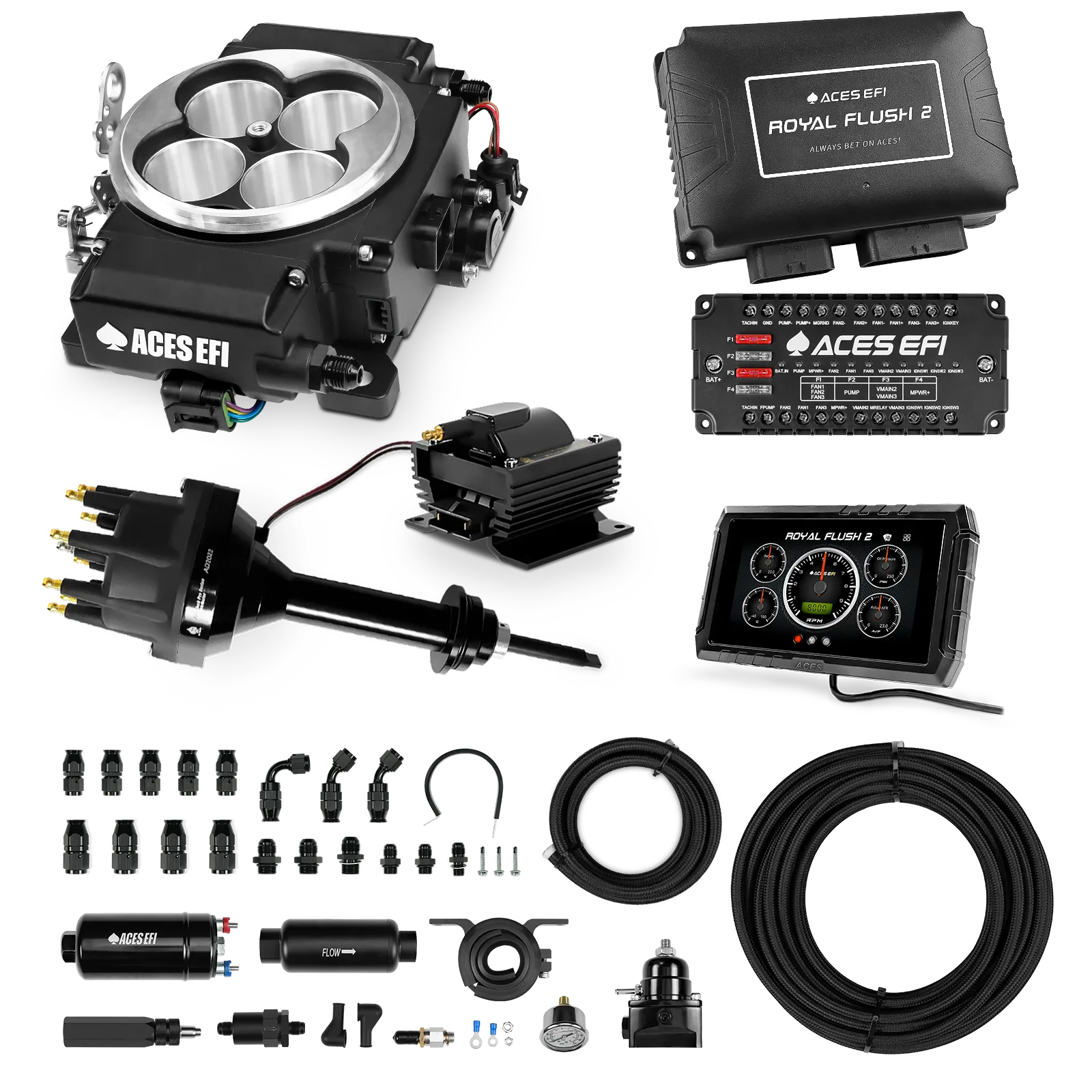 Royal Flush 2 EFI/CDI Master Kits (Black)