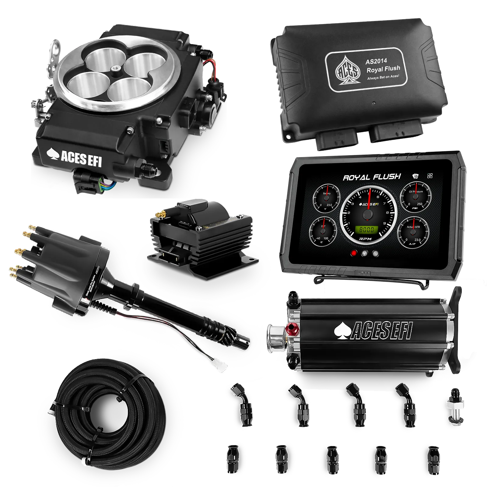 Kits maestros de Royal Flush (Negro)