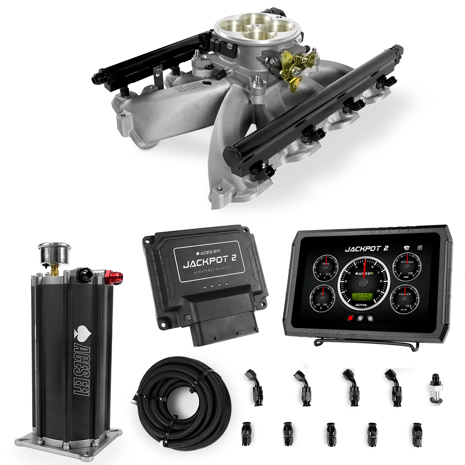 Sistema EFI Jackpot 2 LS - Kit maestro con centro de mando y depósito de compensación 2