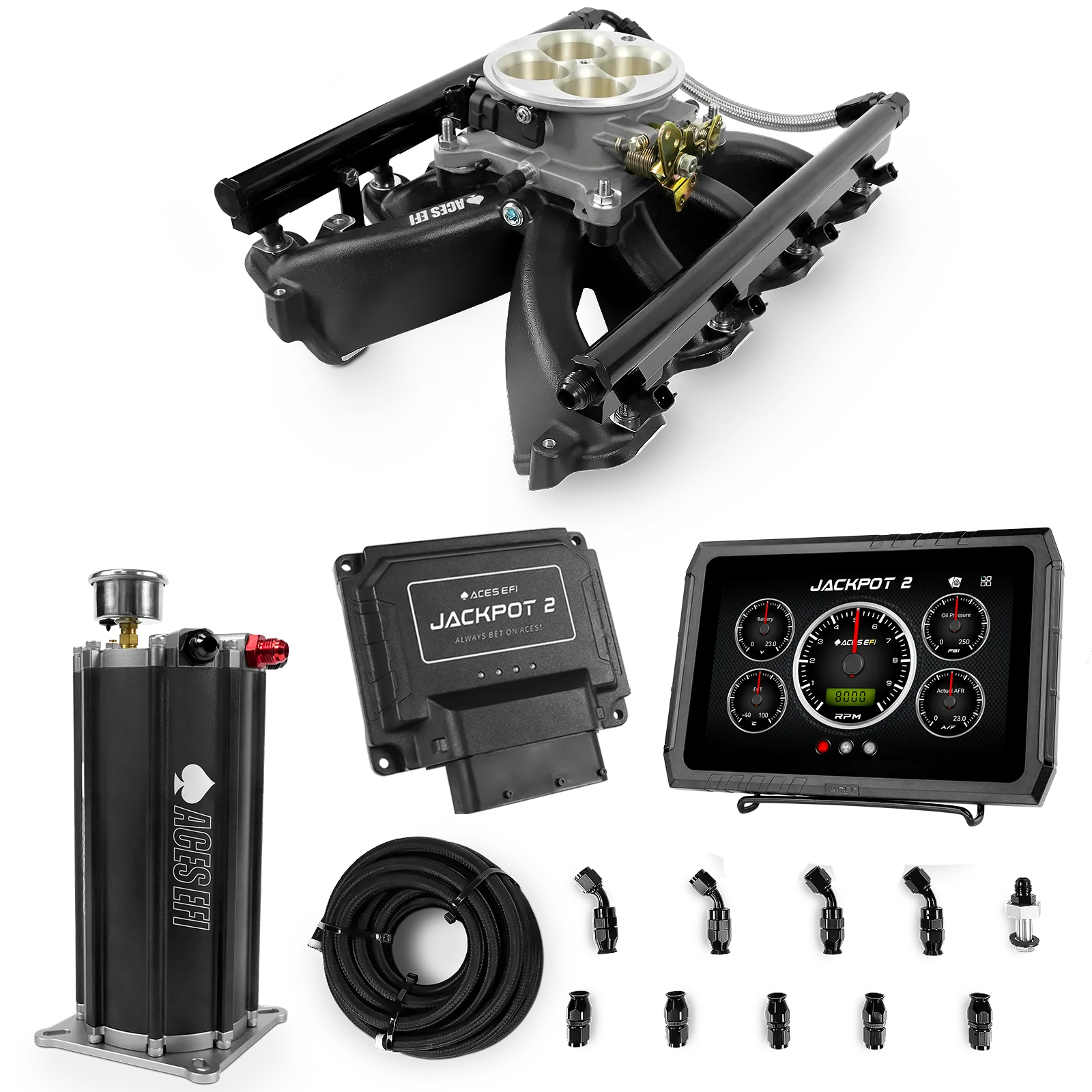 Sistema EFI Jackpot 2 LS - Kit maestro con centro de mando y depósito de compensación 2