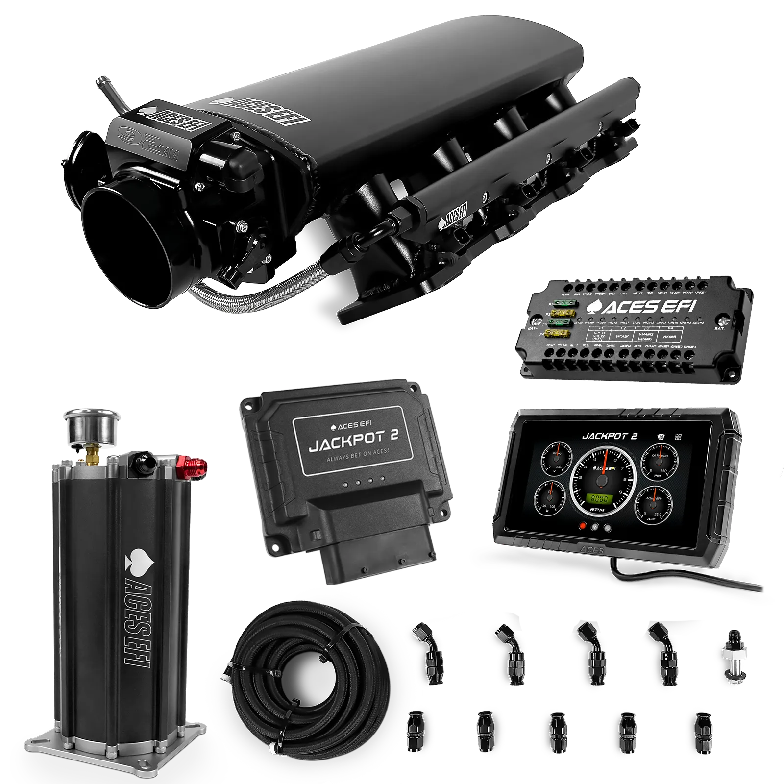 Sistema EFI Jackpot 2 LS - Kit maestro con centro de mando y depósito de compensación 2