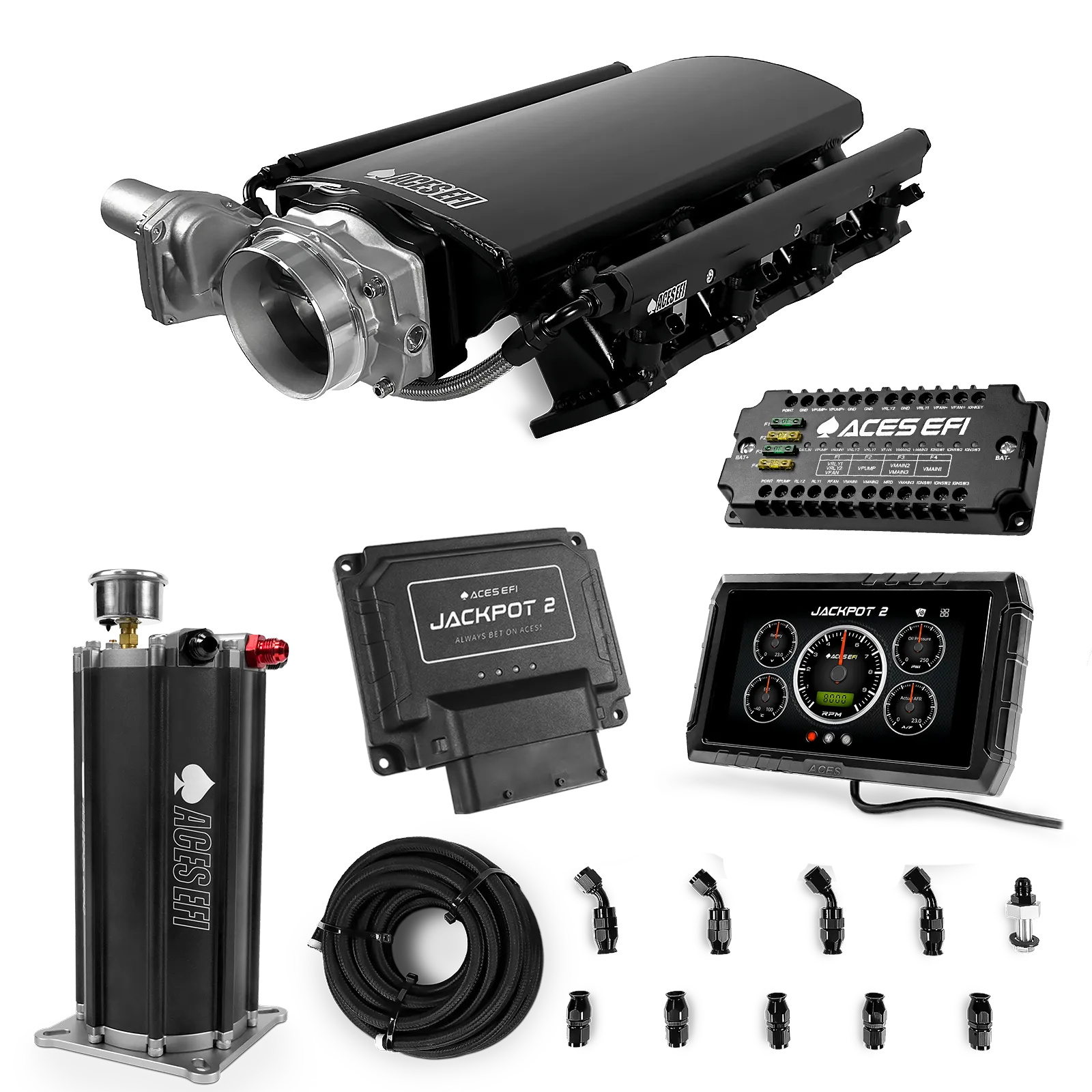 Sistema EFI Jackpot 2 LS - Kit maestro con centro de mando y depósito de compensación 2