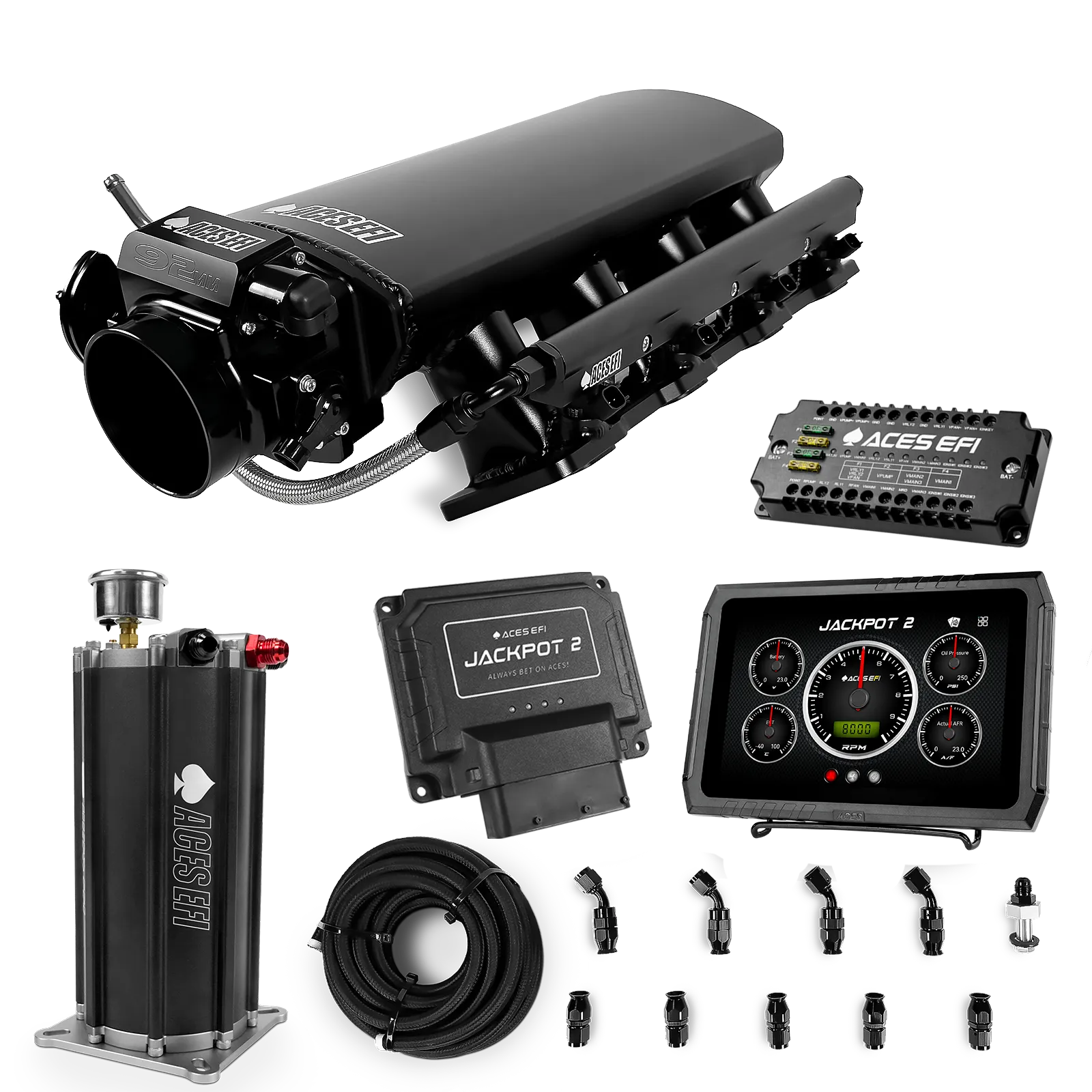Jackpot 2 LS EFI System - Master Kit with Command Center 2 Surge Tank