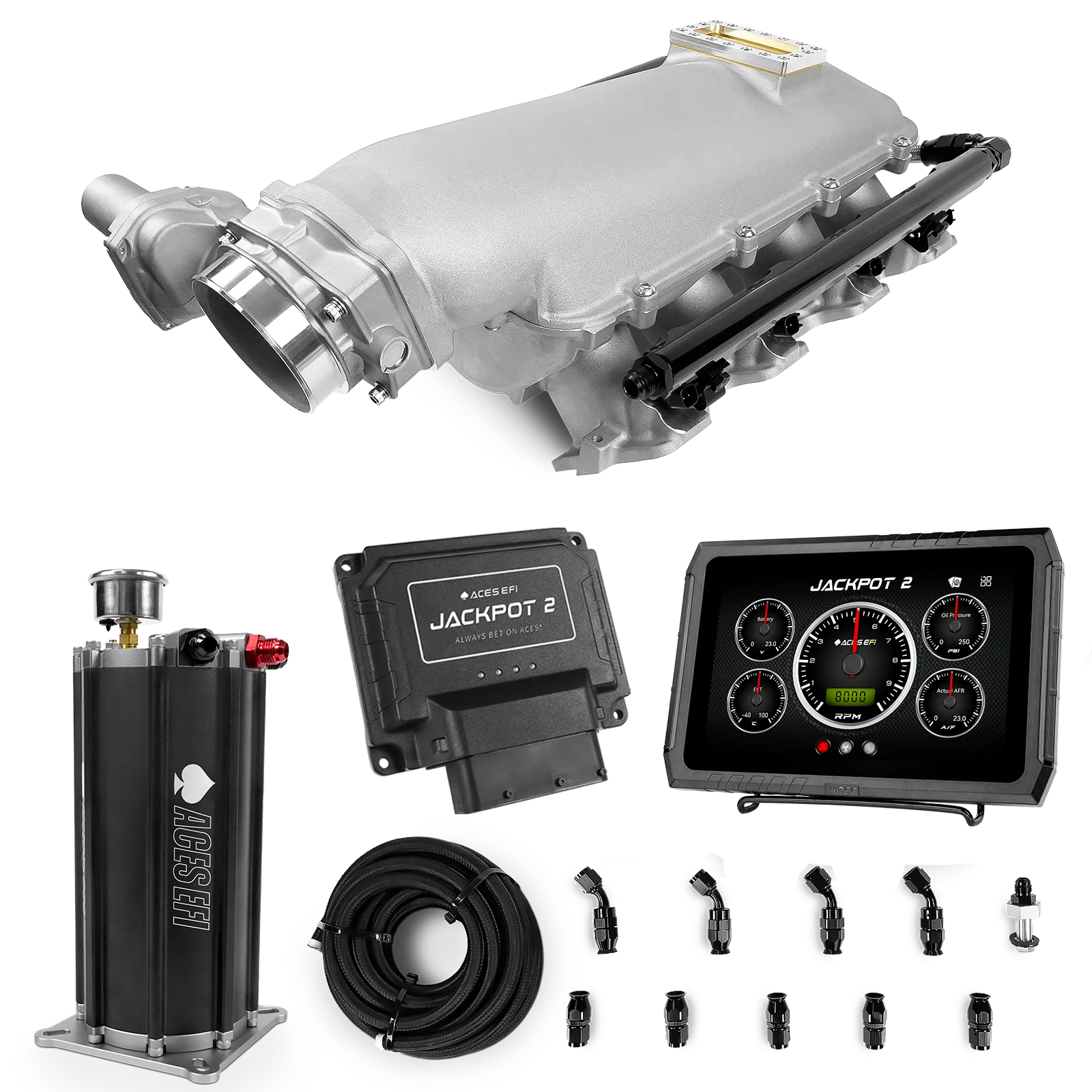 Sistema EFI Jackpot 2 LS - Kit maestro con centro de mando y depósito de compensación 2