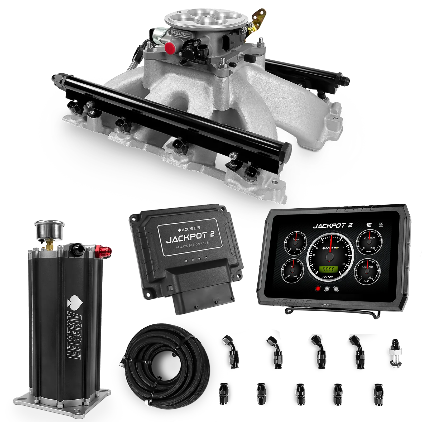 Sistema EFI Jackpot 2 LS - Kit maestro con centro de mando y depósito de compensación 2