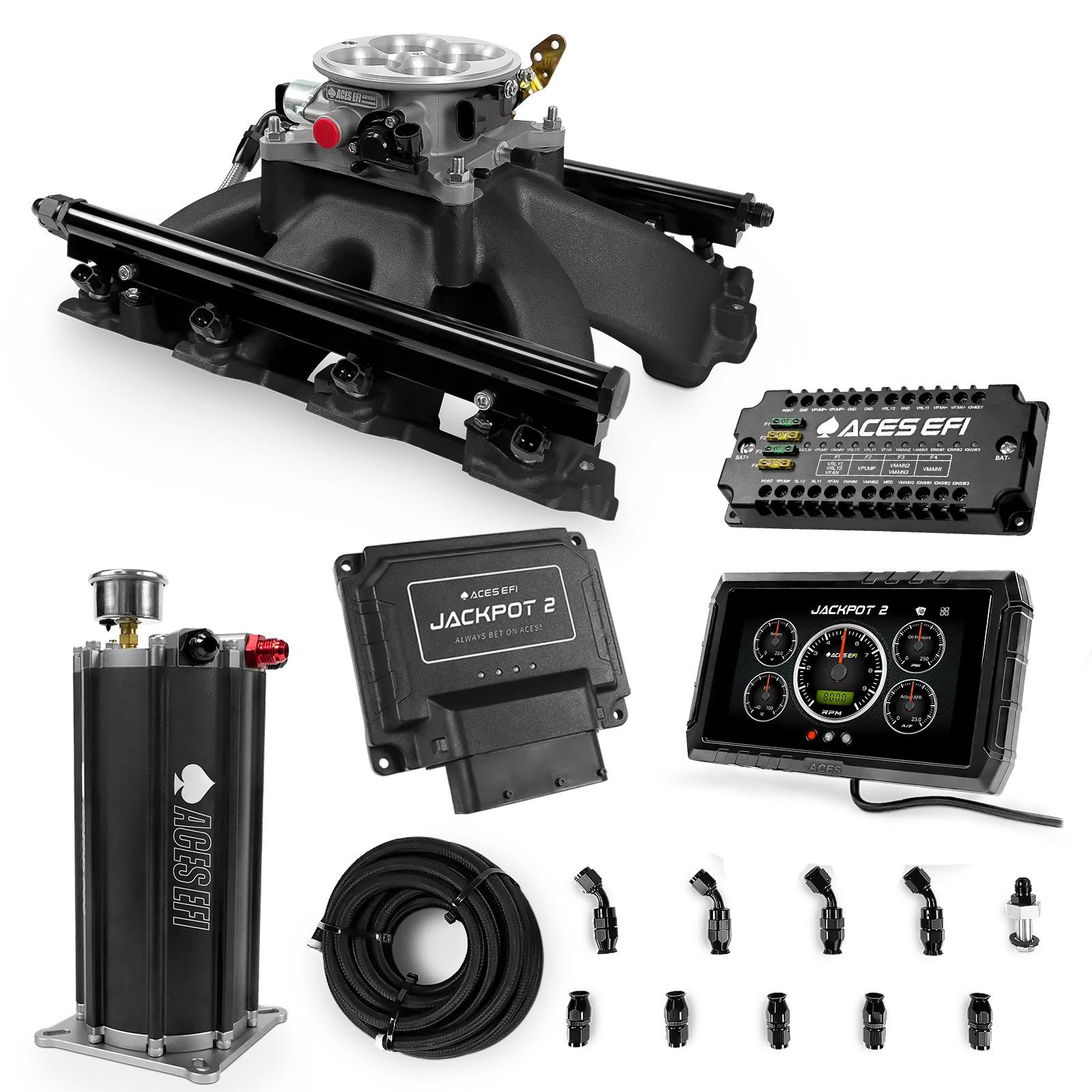 Sistema EFI Jackpot 2 LS - Kit maestro con centro de mando y depósito de compensación 2