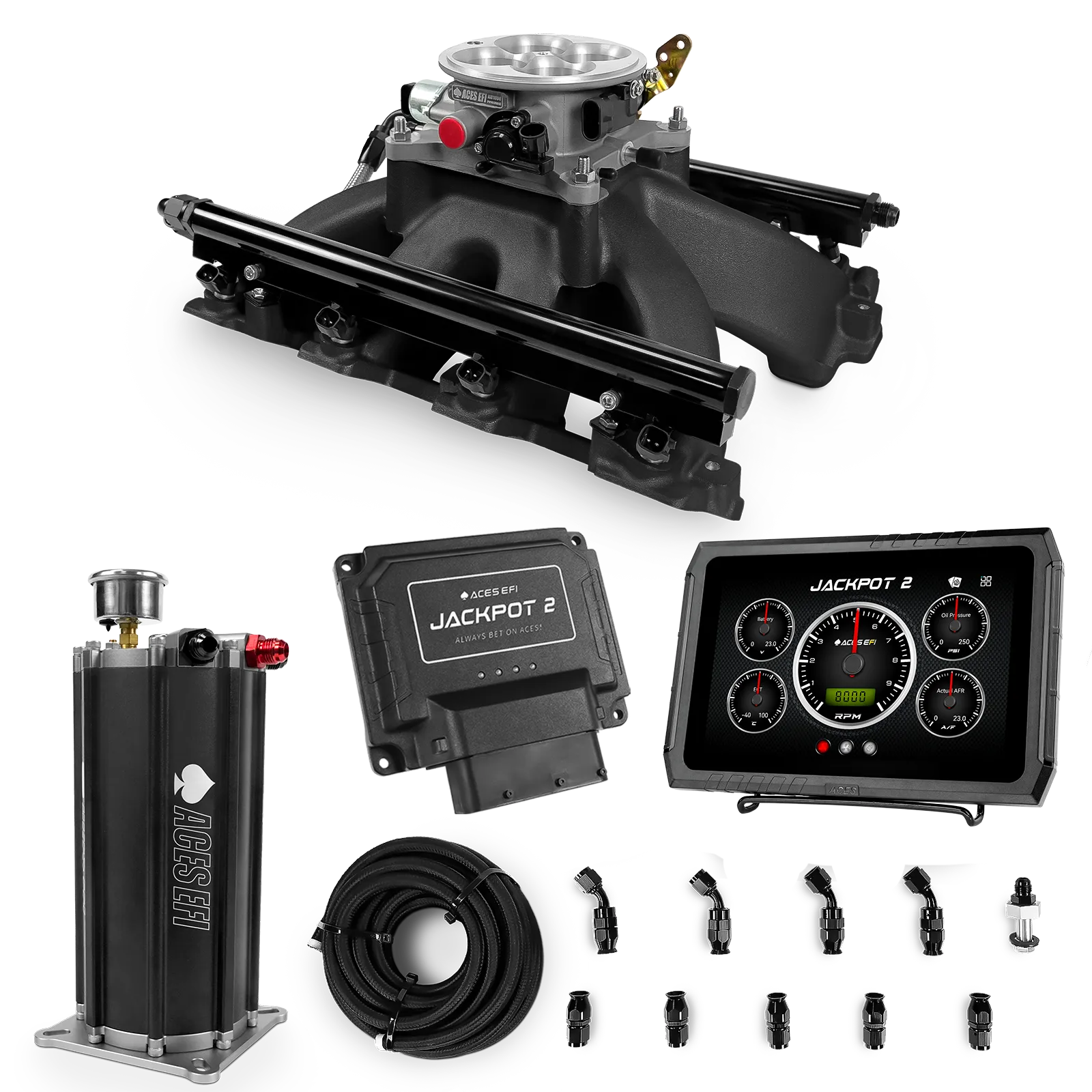 Sistema EFI Jackpot 2 LS - Kit maestro con centro de mando y depósito de compensación 2