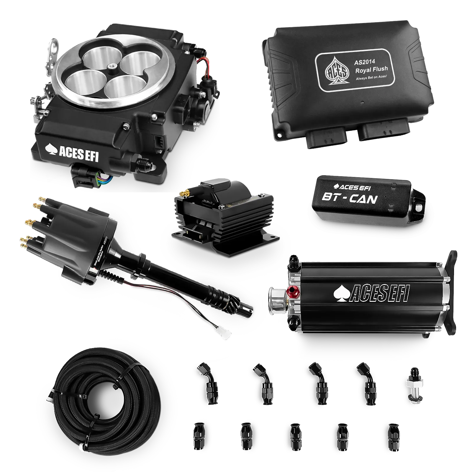 Kits maestros de Royal Flush (Negro)