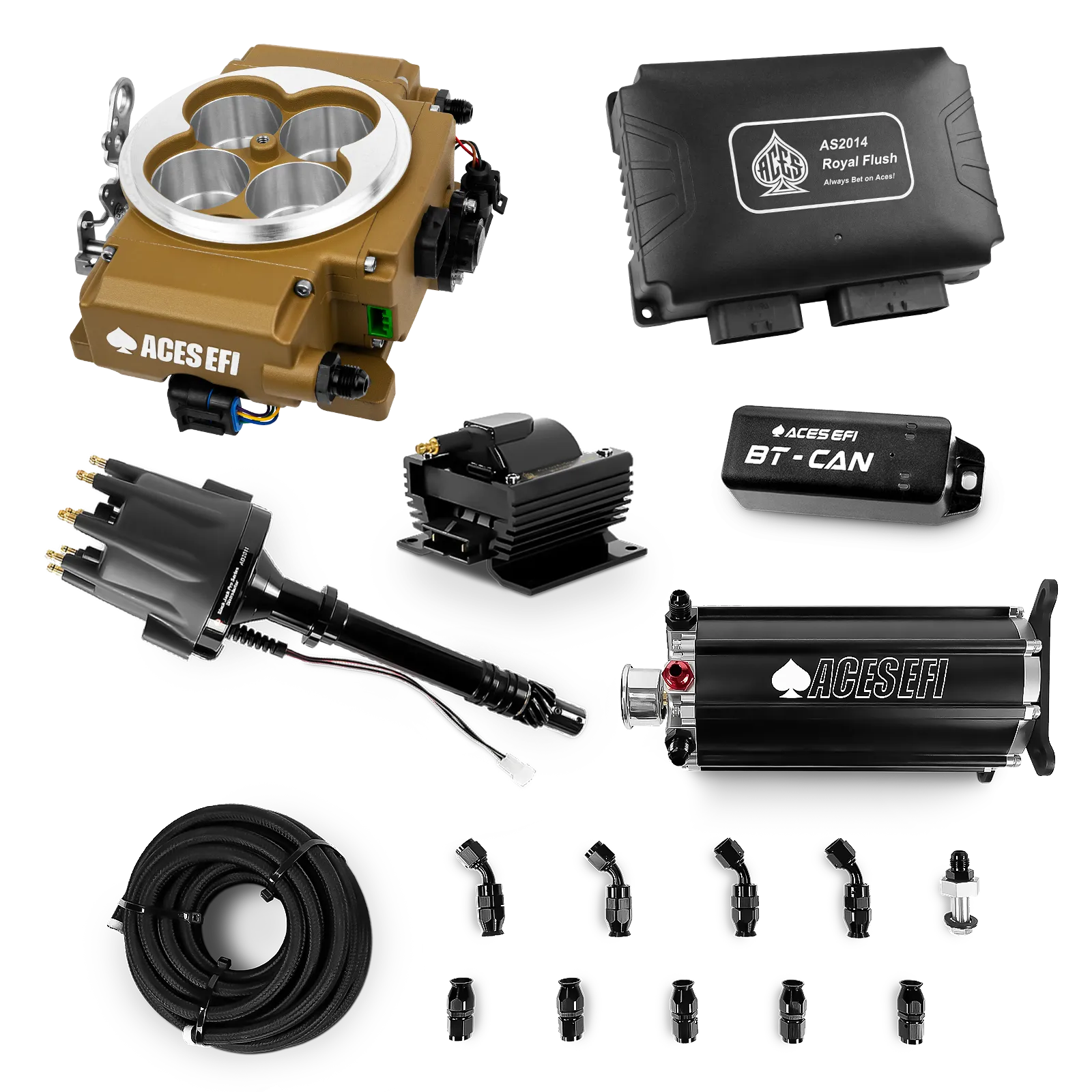 Kits maestros de Royal Flush (Oro)