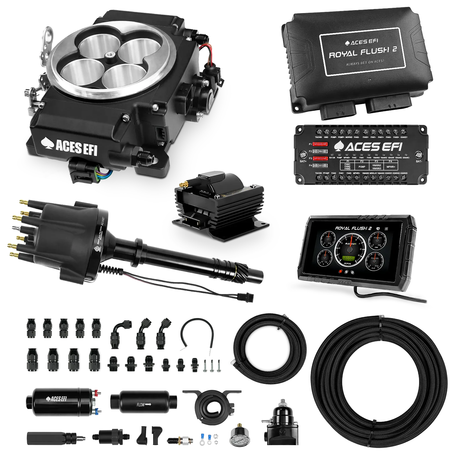 Royal Flush 2 EFI/CDI Master Kits (Black)