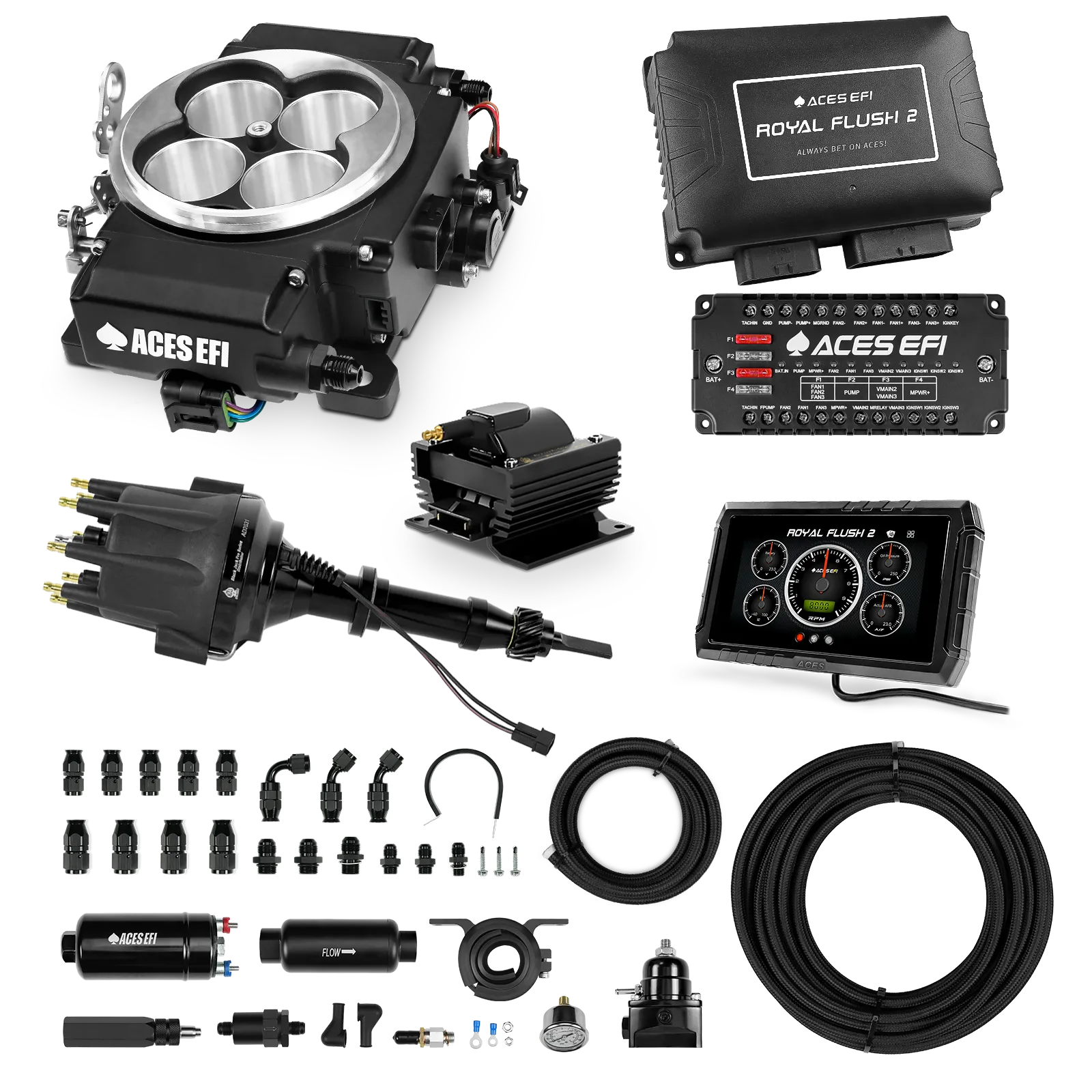 Royal Flush 2 EFI/CDI Master Kits (Black)