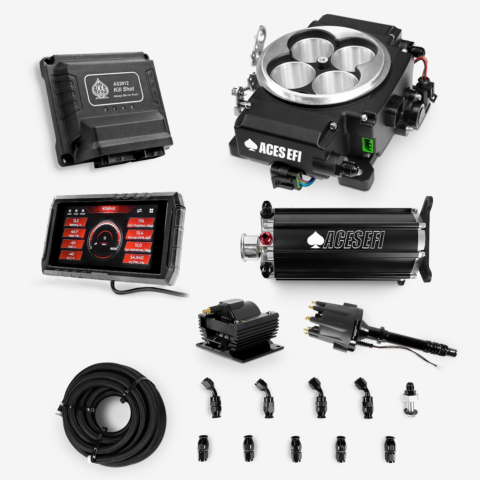 Killshot II 4-bbl EFI System Master Kits