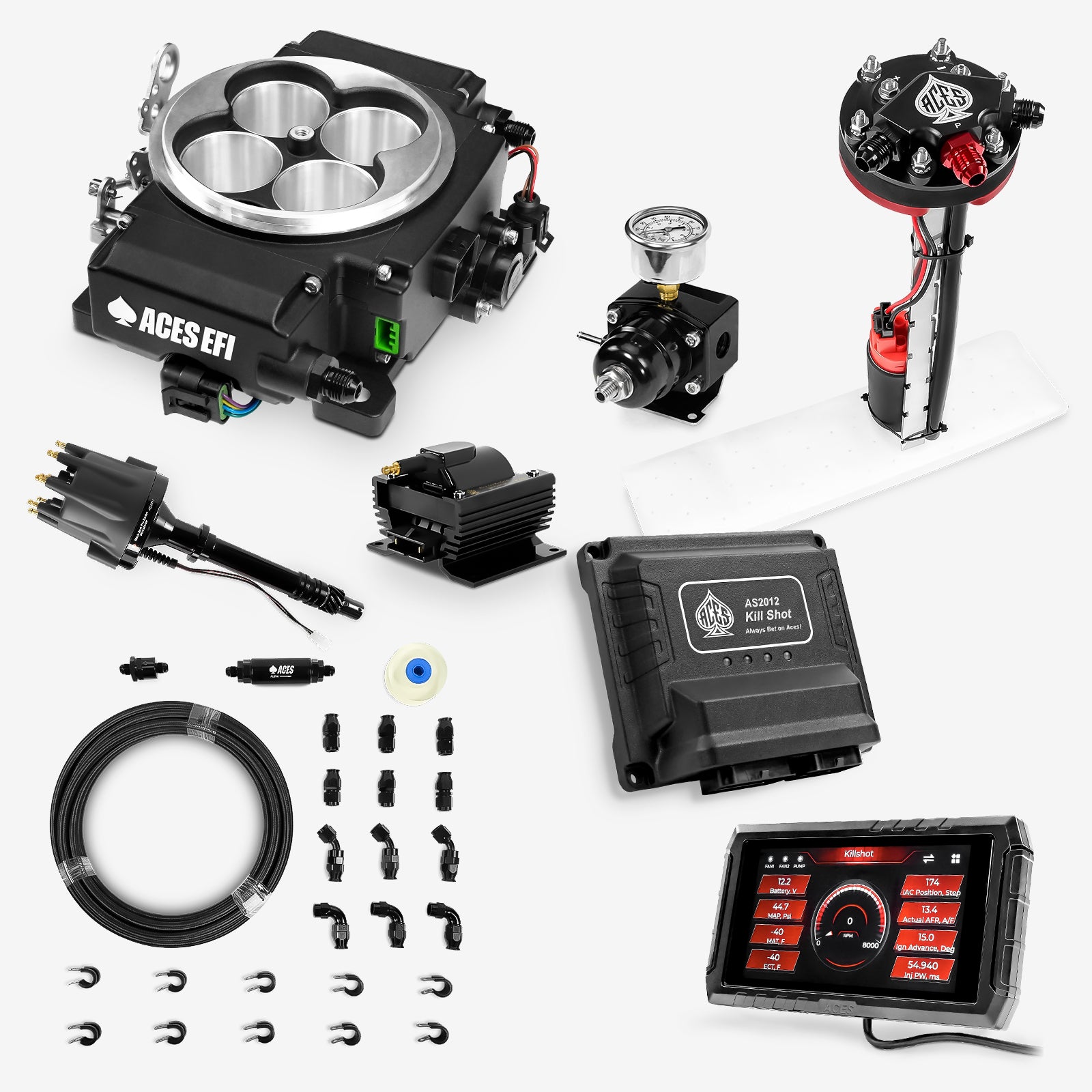 Killshot II 4-bbl EFI System Master Kits