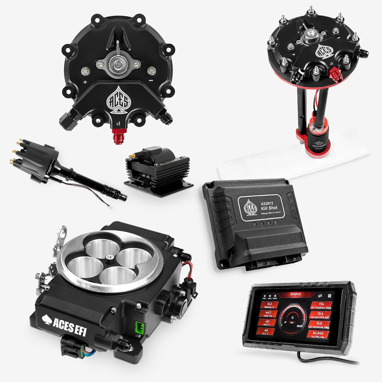 Killshot II 4-bbl EFI System Master Kits