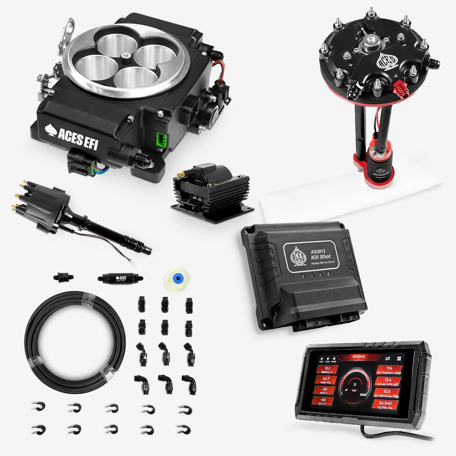 Killshot II 4-bbl EFI System Master Kits