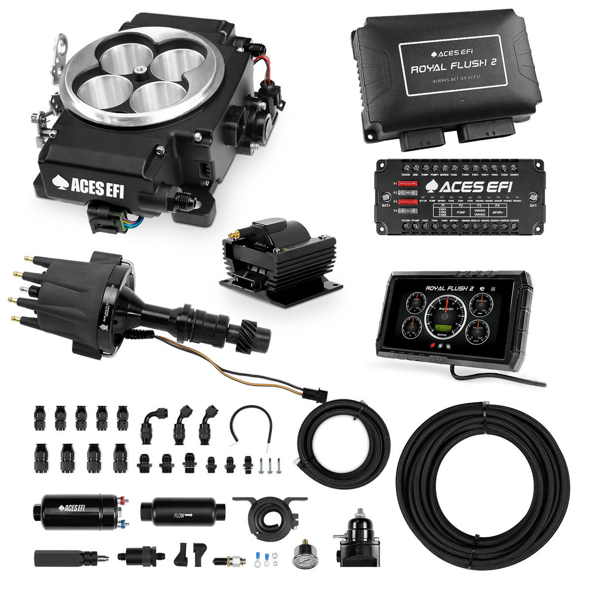 Royal Flush 2 EFI/CDI Master Kits (Black)