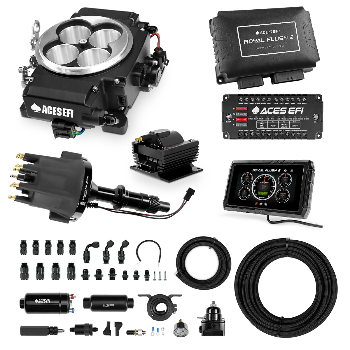 Royal Flush 2 EFI/CDI Master Kits (Black)