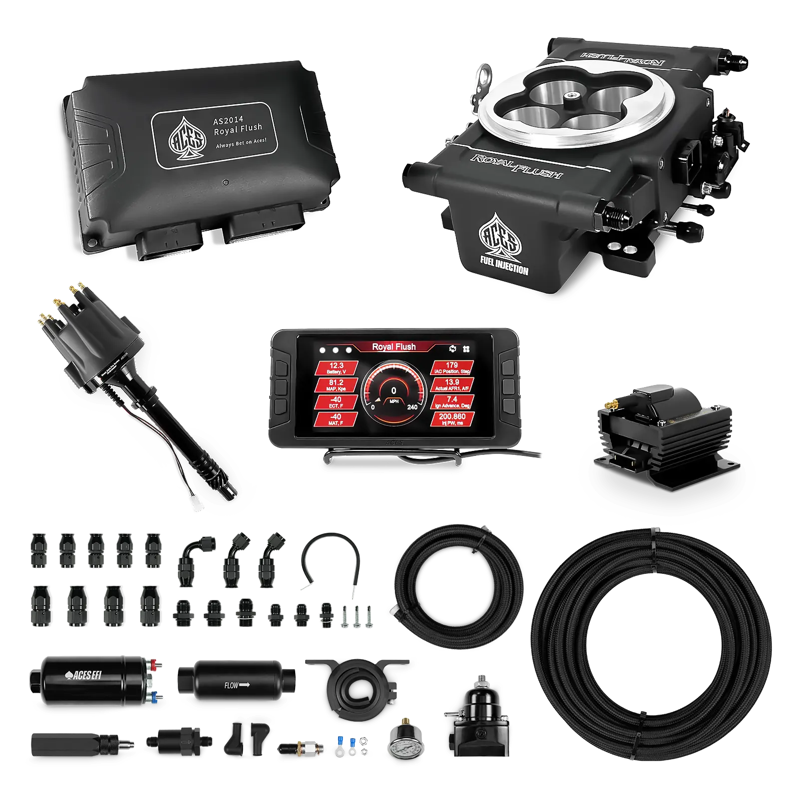 Royal Flush EFI/CDI Master Kits (Black)