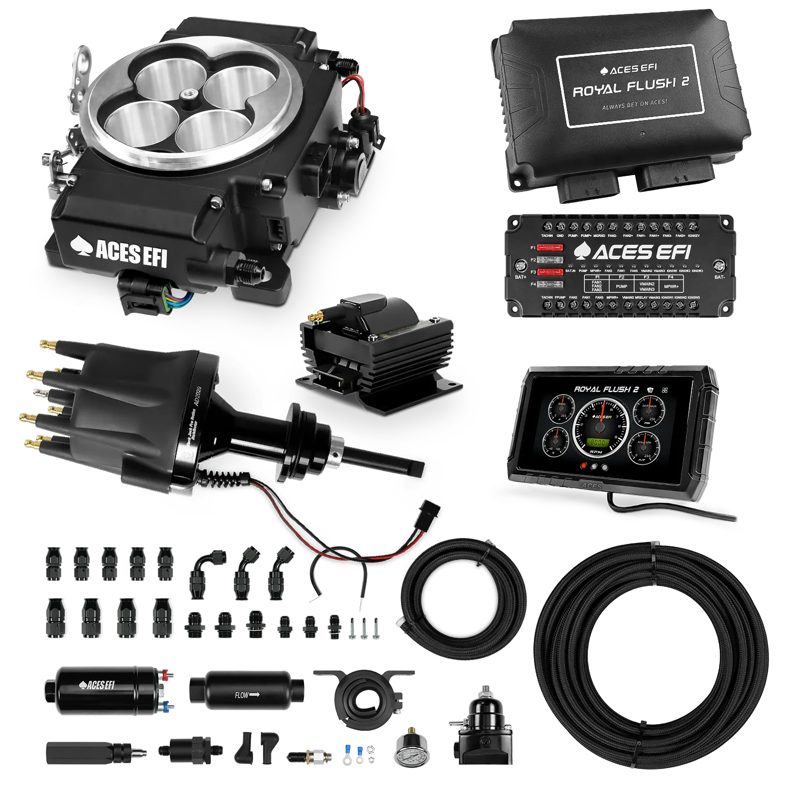 Royal Flush 2 EFI/CDI Master Kits (Black)