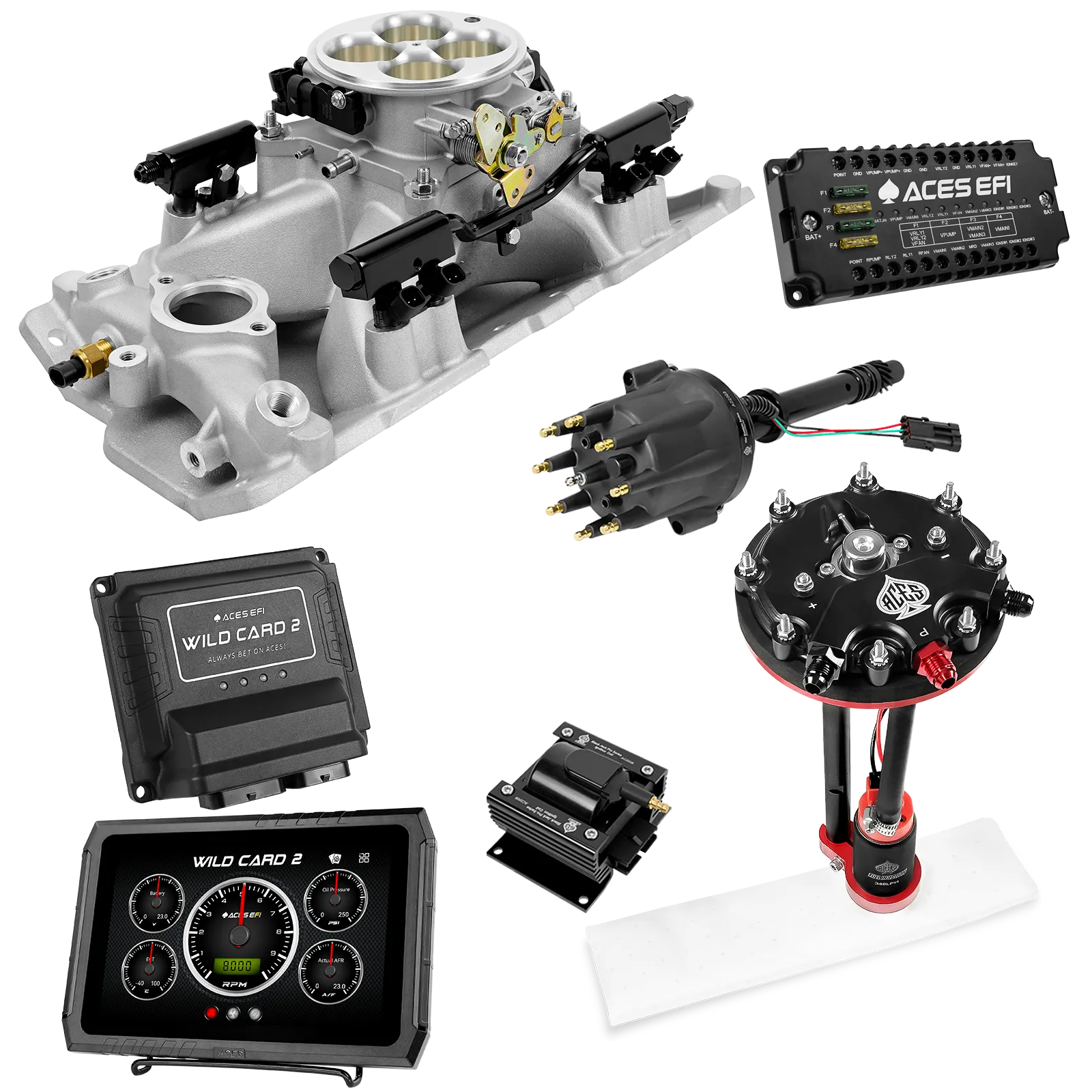 Kits maestros EFI secuenciales Wild Card 2 (500 CV)