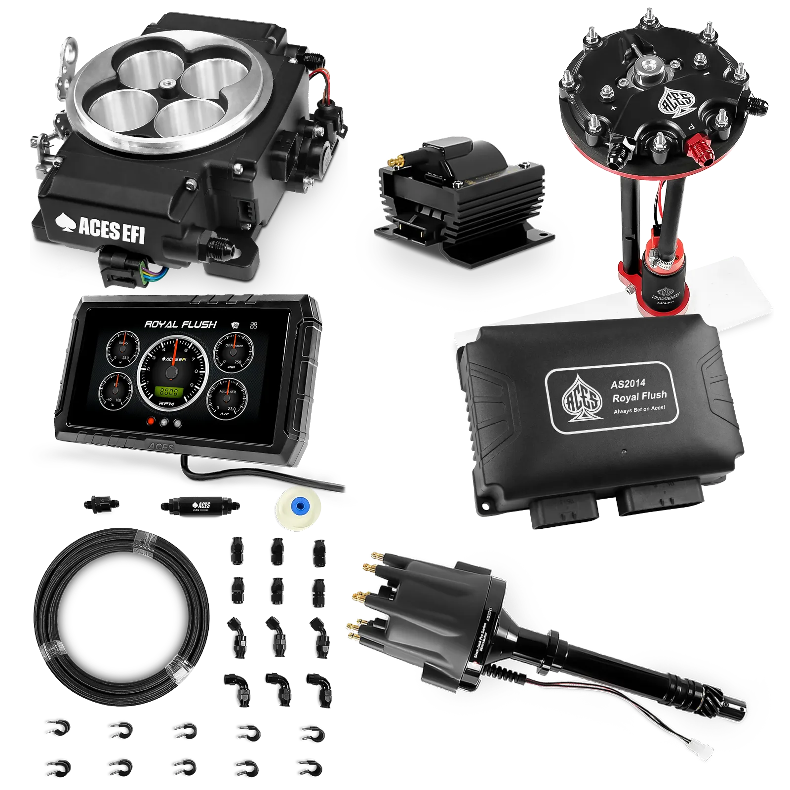 Kits maestros de Royal Flush (Negro)