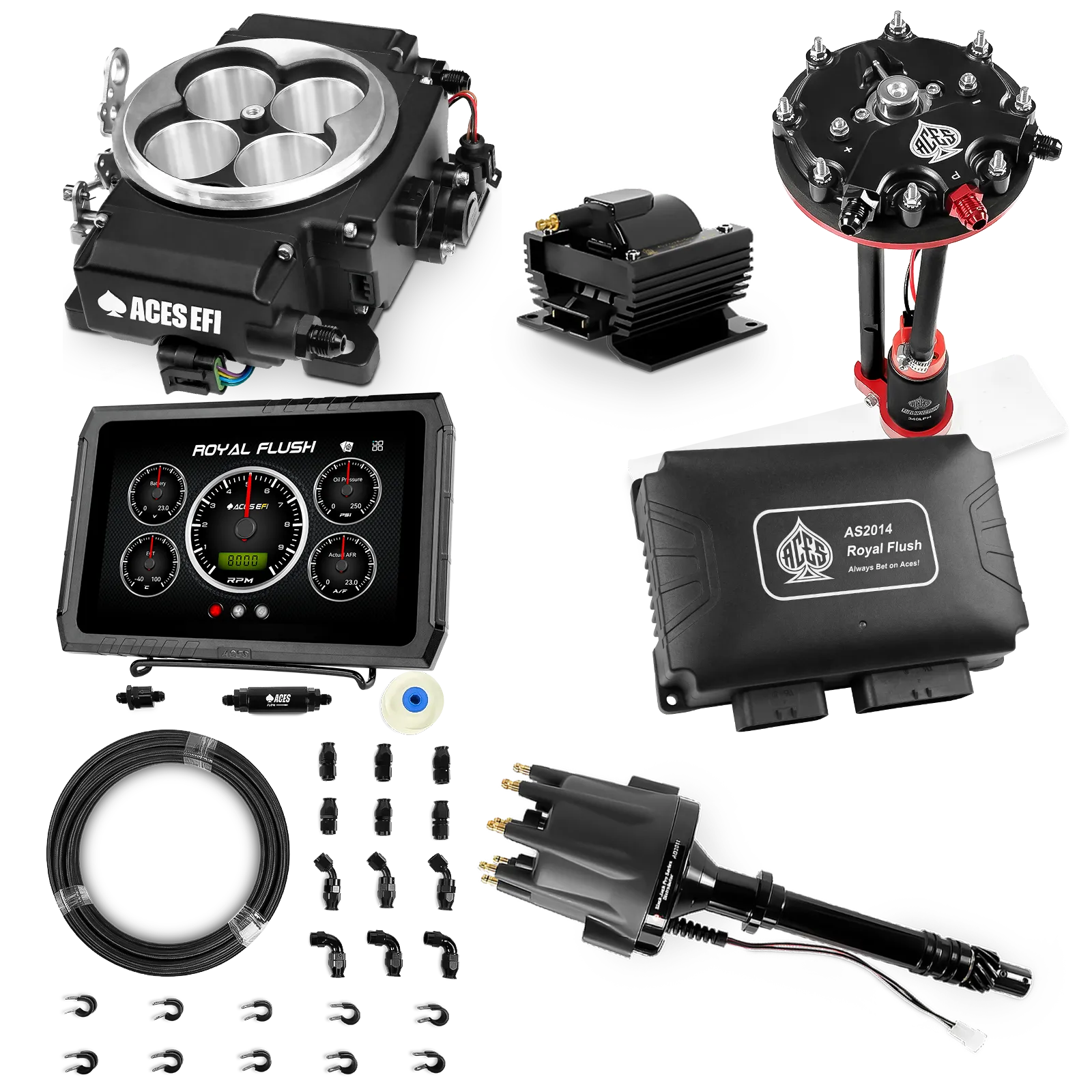 Kits maestros de Royal Flush (Negro)