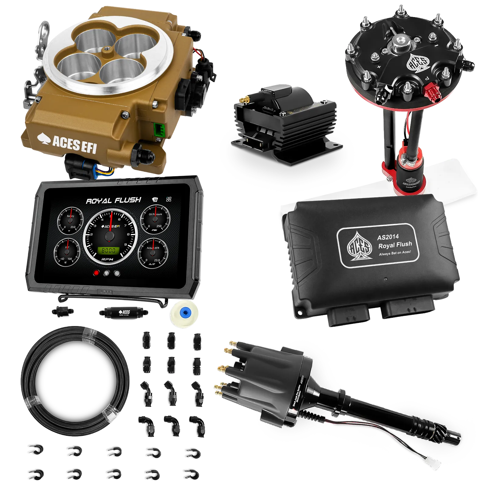 Kits maestros de Royal Flush (Oro)