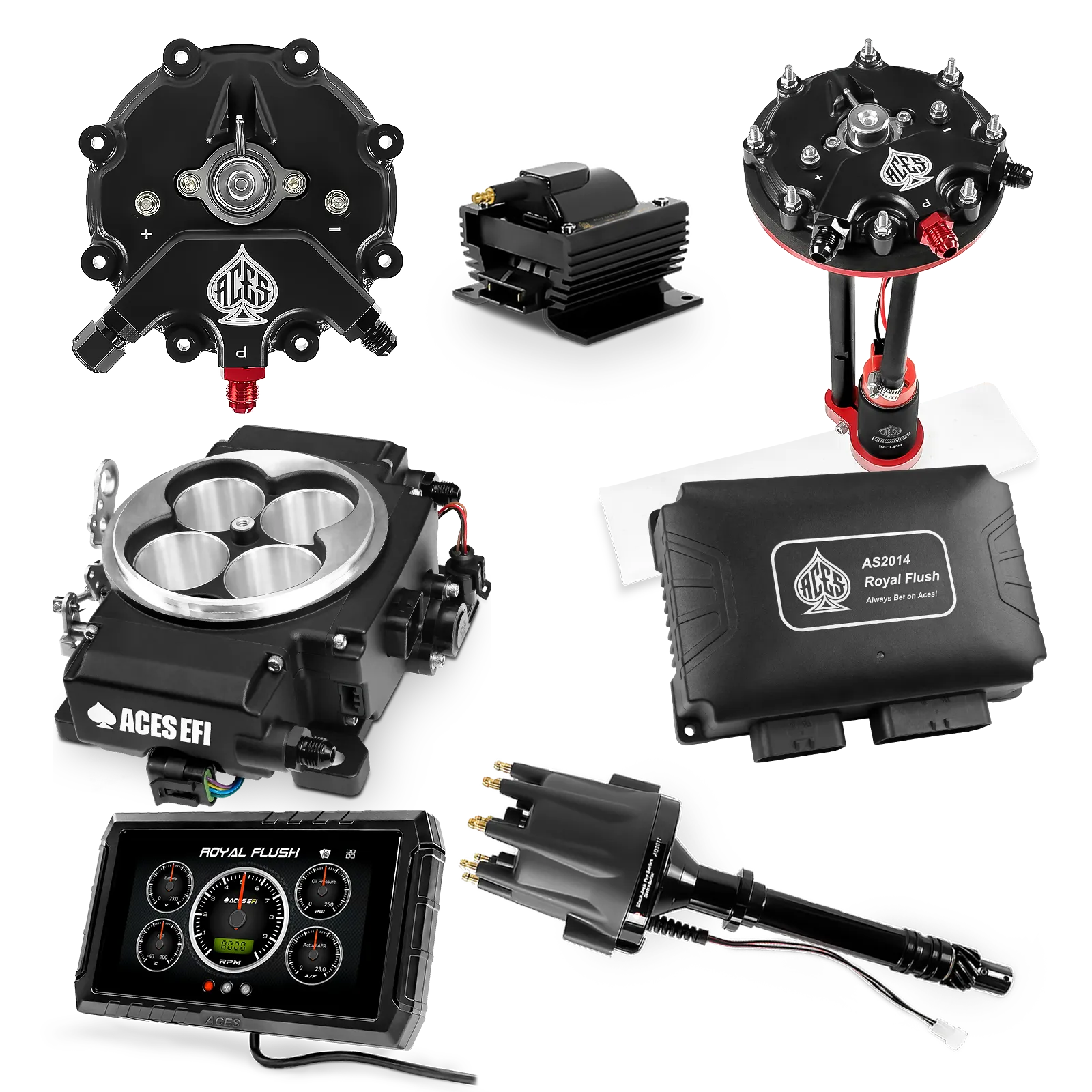 Kits maestros de Royal Flush (Negro)