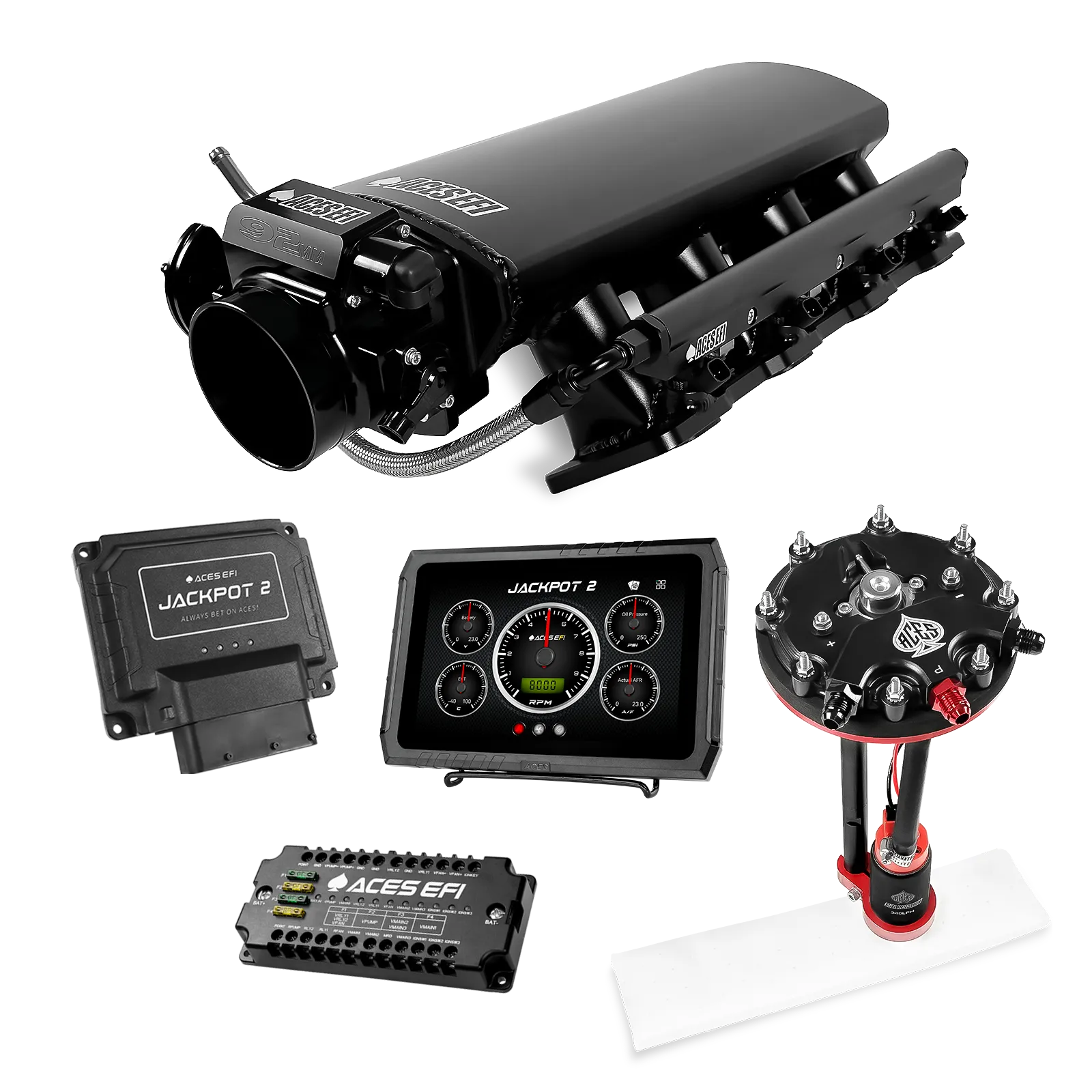 Jackpot 2 LS EFI System - Master Kit with Tank Conversion Pump Module with Internal Regulator