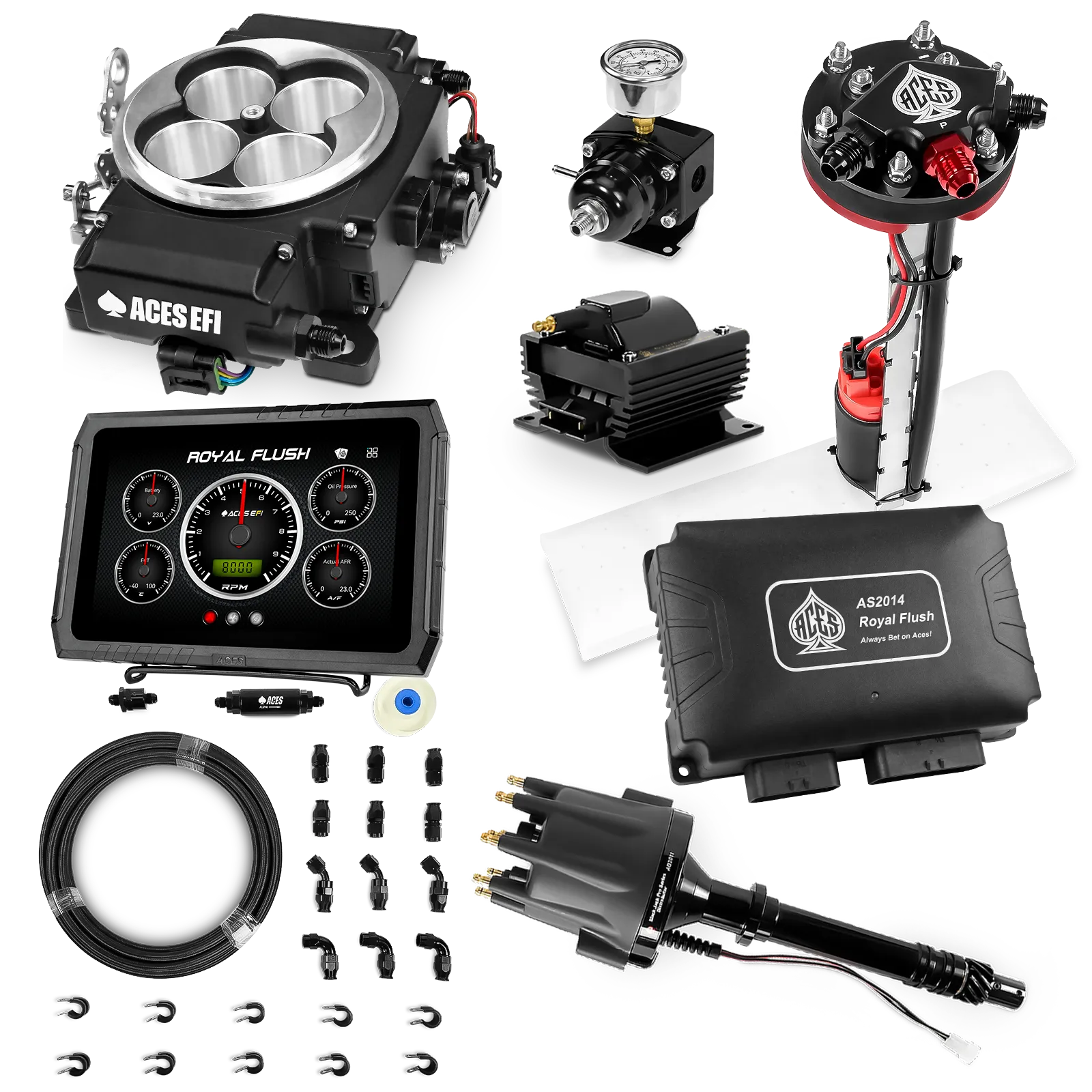 Kits maestros de Royal Flush (Negro)