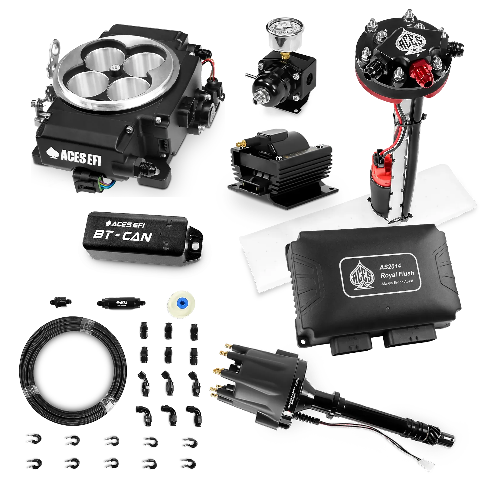 Kits maestros de Royal Flush (Negro)