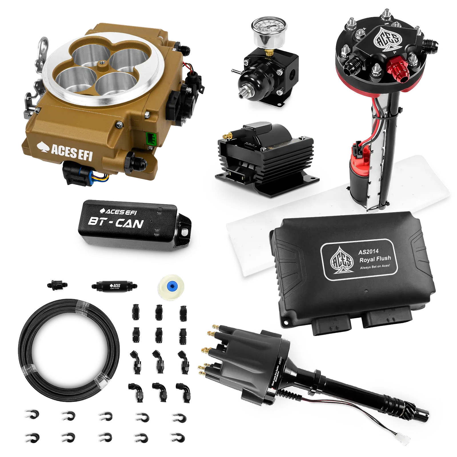 Kits maestros de Royal Flush (Oro)