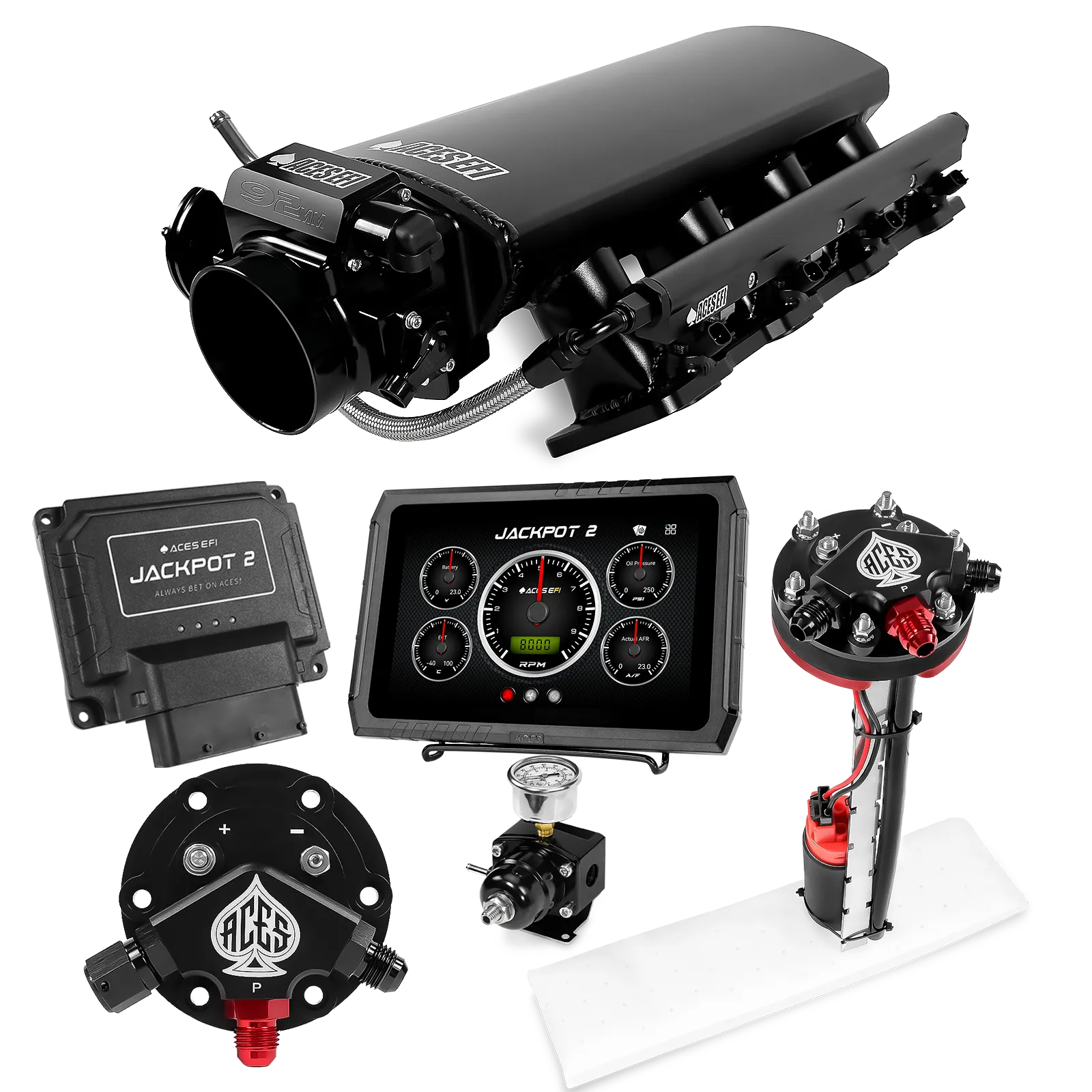 Sistema EFI Jackpot 2 LS - Kit completo con módulo de bomba interna de ajuste preciso