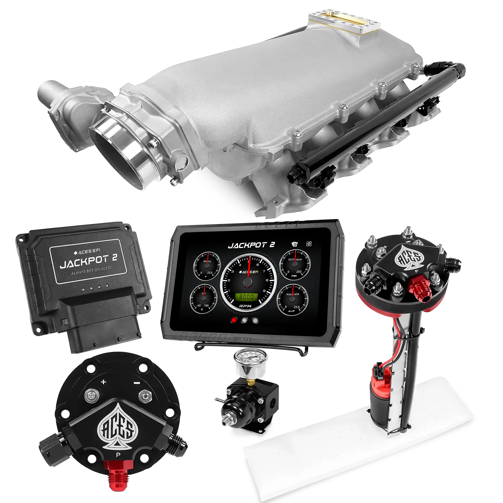 Sistema EFI Jackpot 2 LS - Kit completo con módulo de bomba interna de ajuste preciso