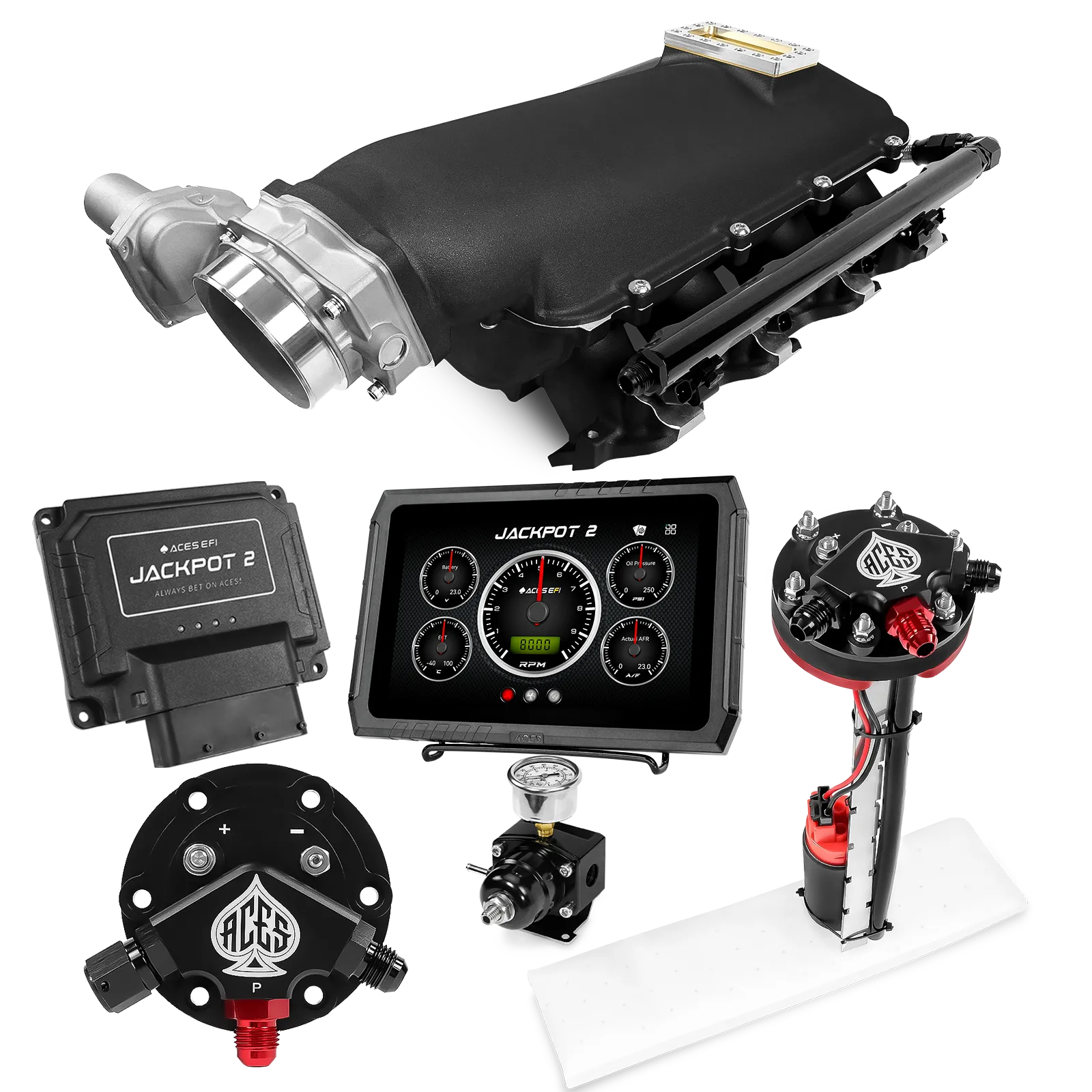 Sistema EFI Jackpot 2 LS - Kit completo con módulo de bomba interna de ajuste preciso