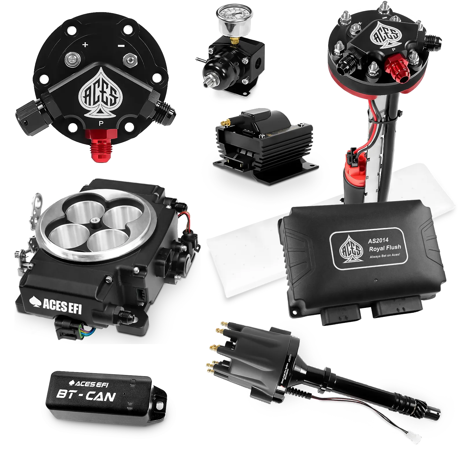 Kits maestros de Royal Flush (Negro)