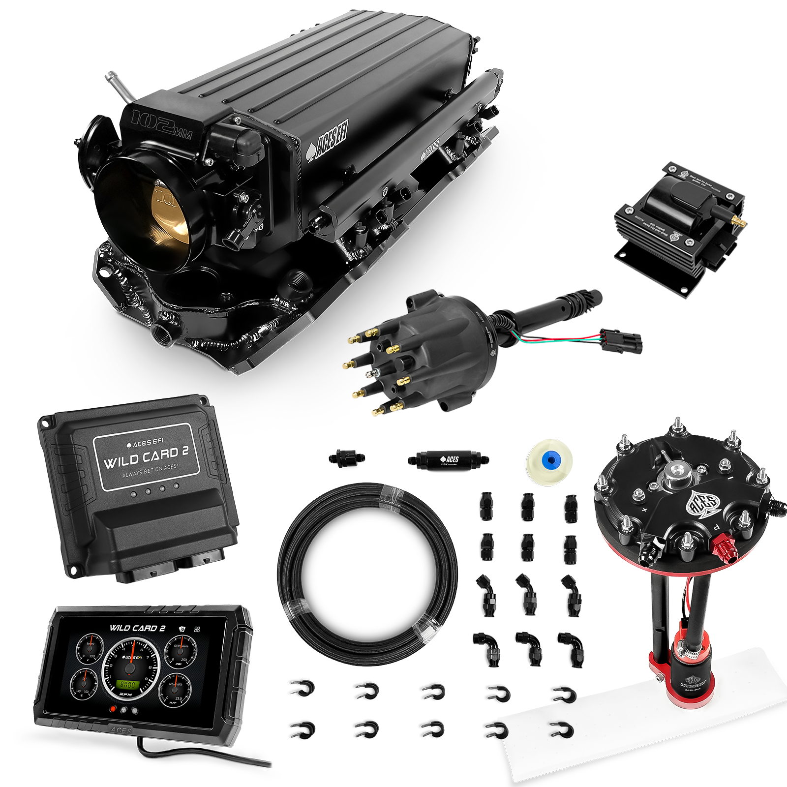 Wild Card Sequential EFI Master Kits (800 HP)